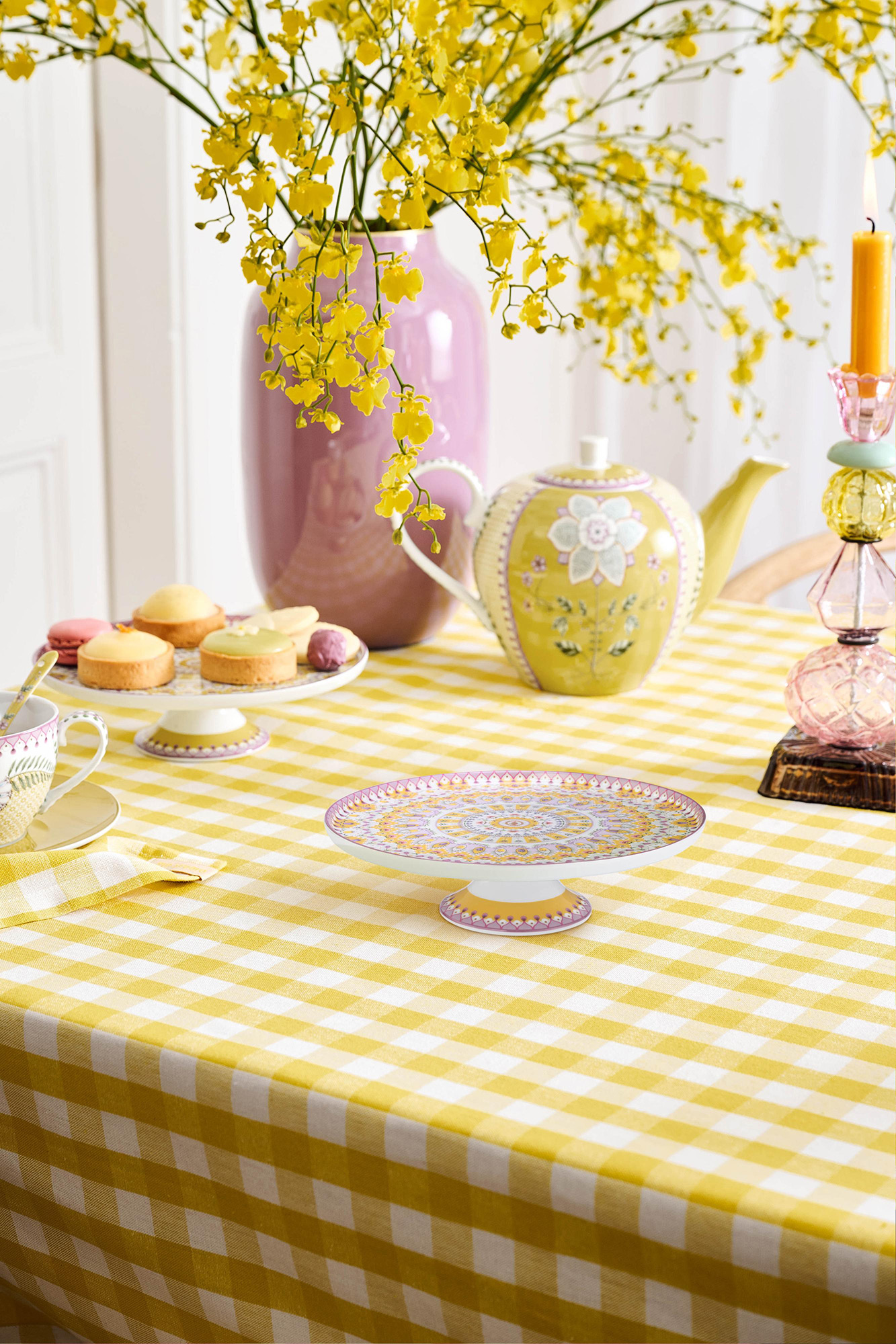 Pip Studio Mini-Kuchenteller Lily & Lotus | Yellow