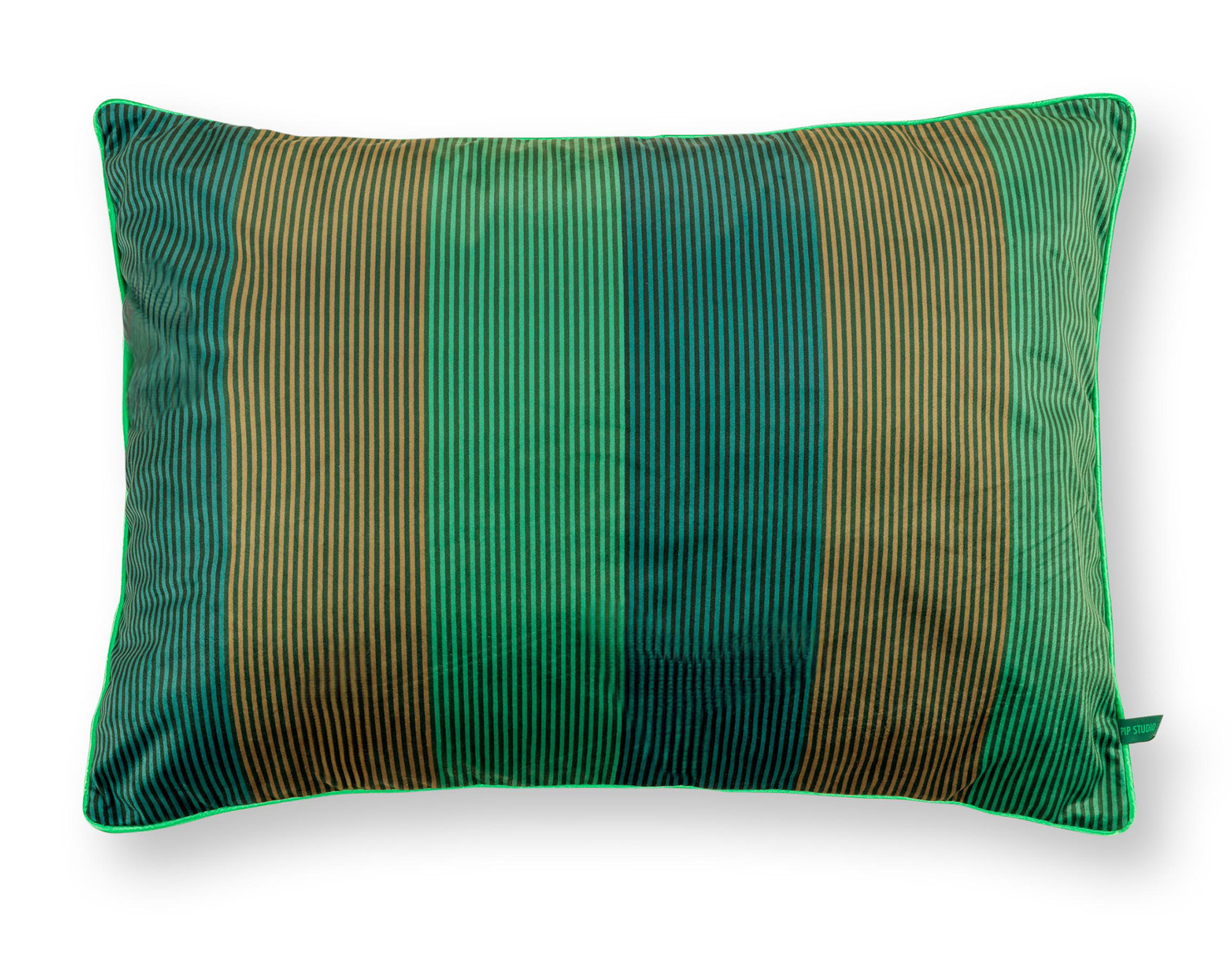 Pip Studio Kissen Multi Stripe | grün