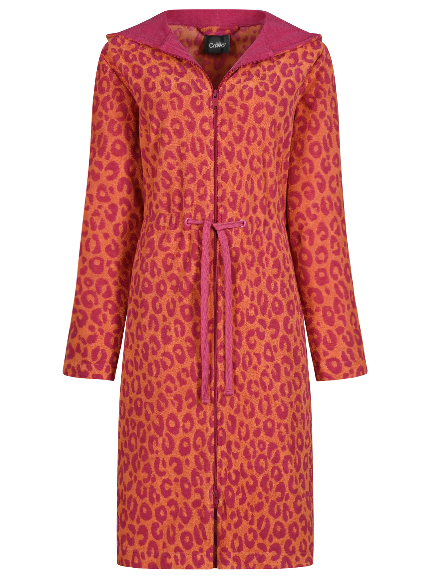 Cawö Damen Kapuze-Bademantel 851 | 23 pink