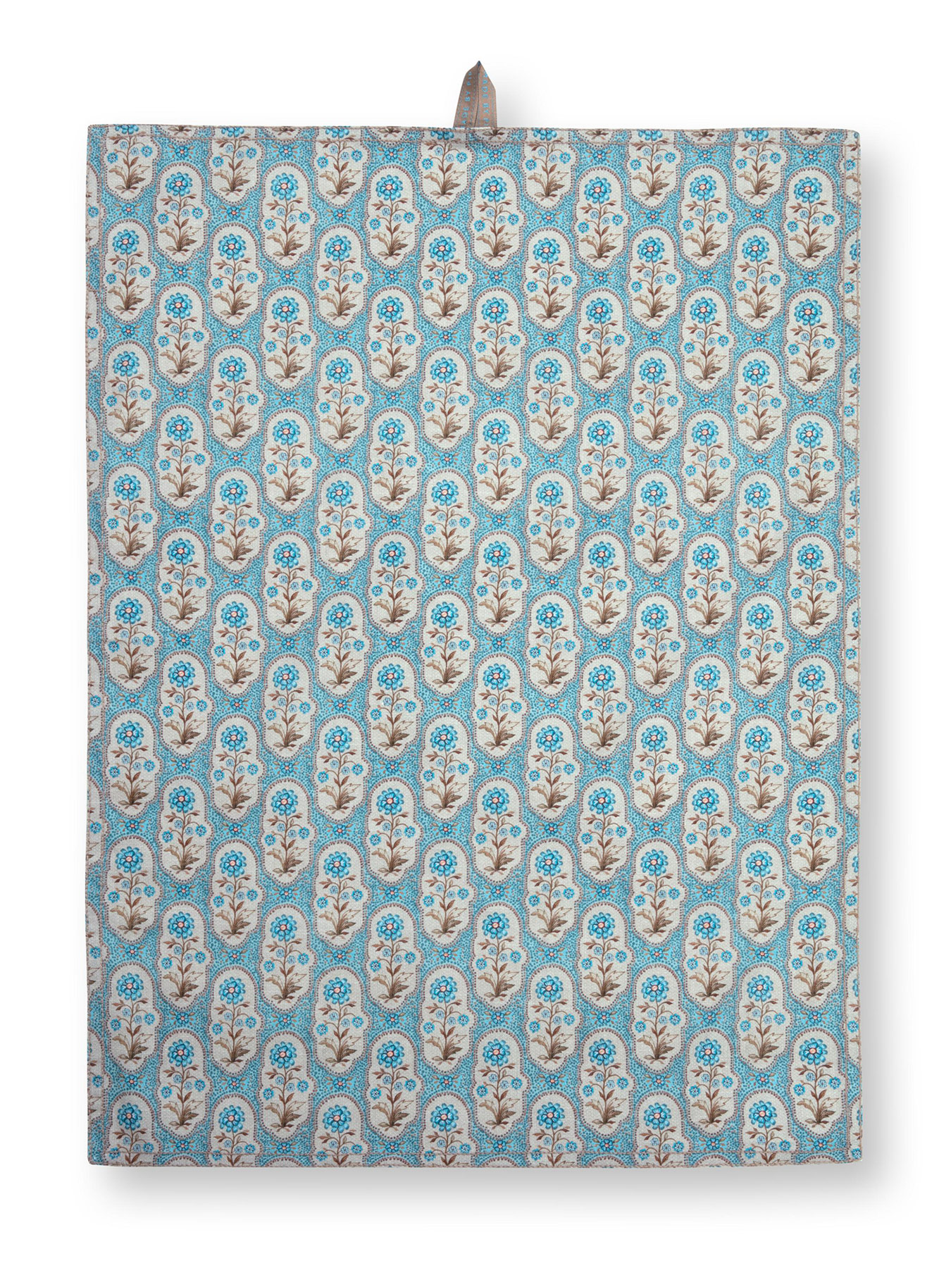 Pip Studio 2 Geschirrtücher Blooming Tales | Khaki-Blue