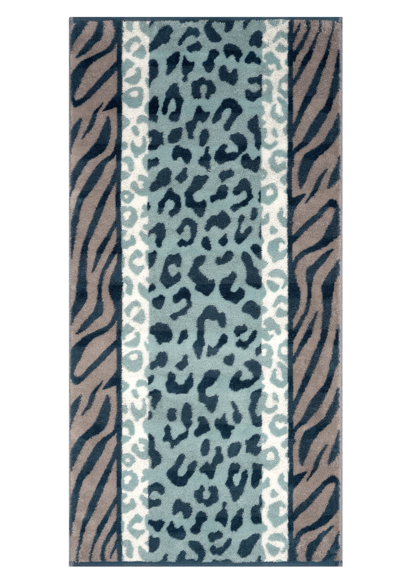 Cawö Handtuch Noblesse Animal 1090 | 44 emerald/teal