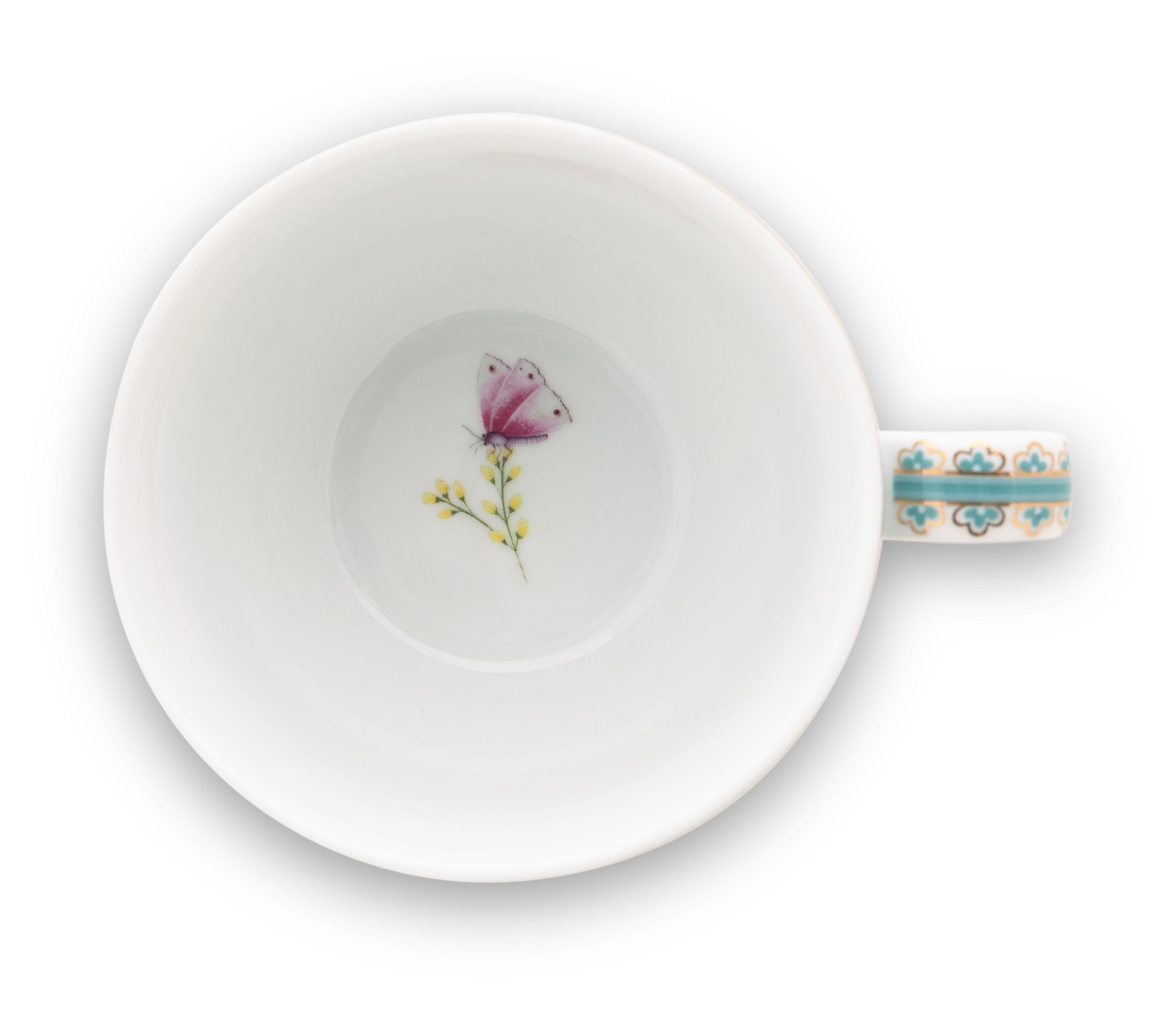 Pip Studio Tasse & Untertasse Blushing Birds |  blau