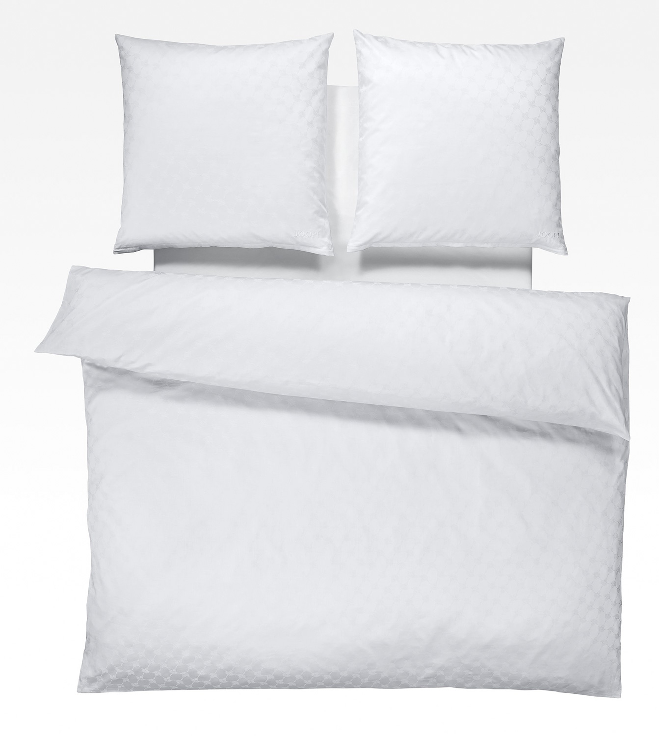 JOOP! Satin Bettwäsche CORNFLOWER 4020 | 0 Weiss