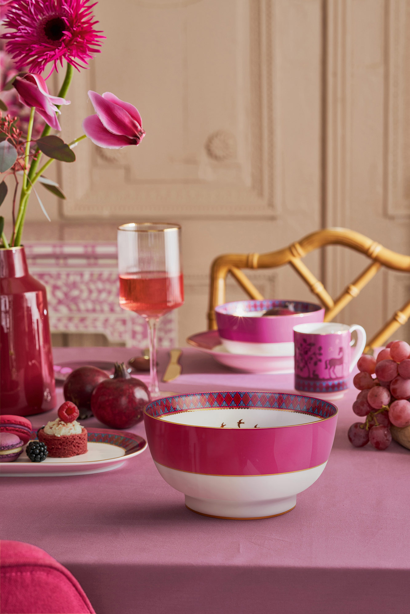Pip Studio Schüssel Deerest Darling | Pink