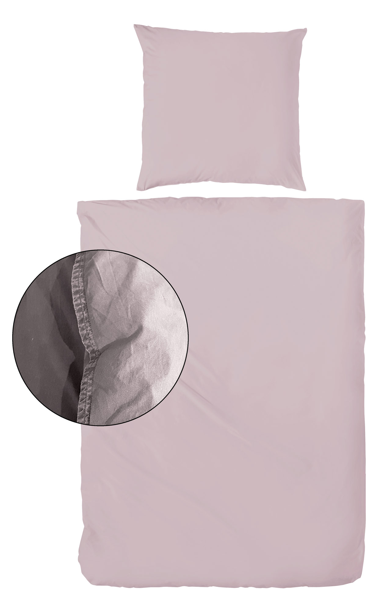 Thomas Renforce-Bettwäsche Stonewashed  | 450 blass-rosé