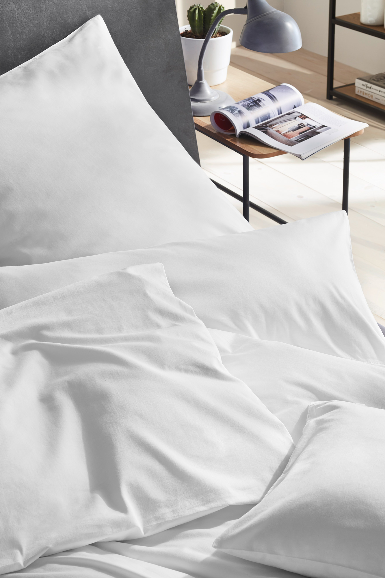 Thomas Luxus Satin-Bettwäsche  | 000 weiß