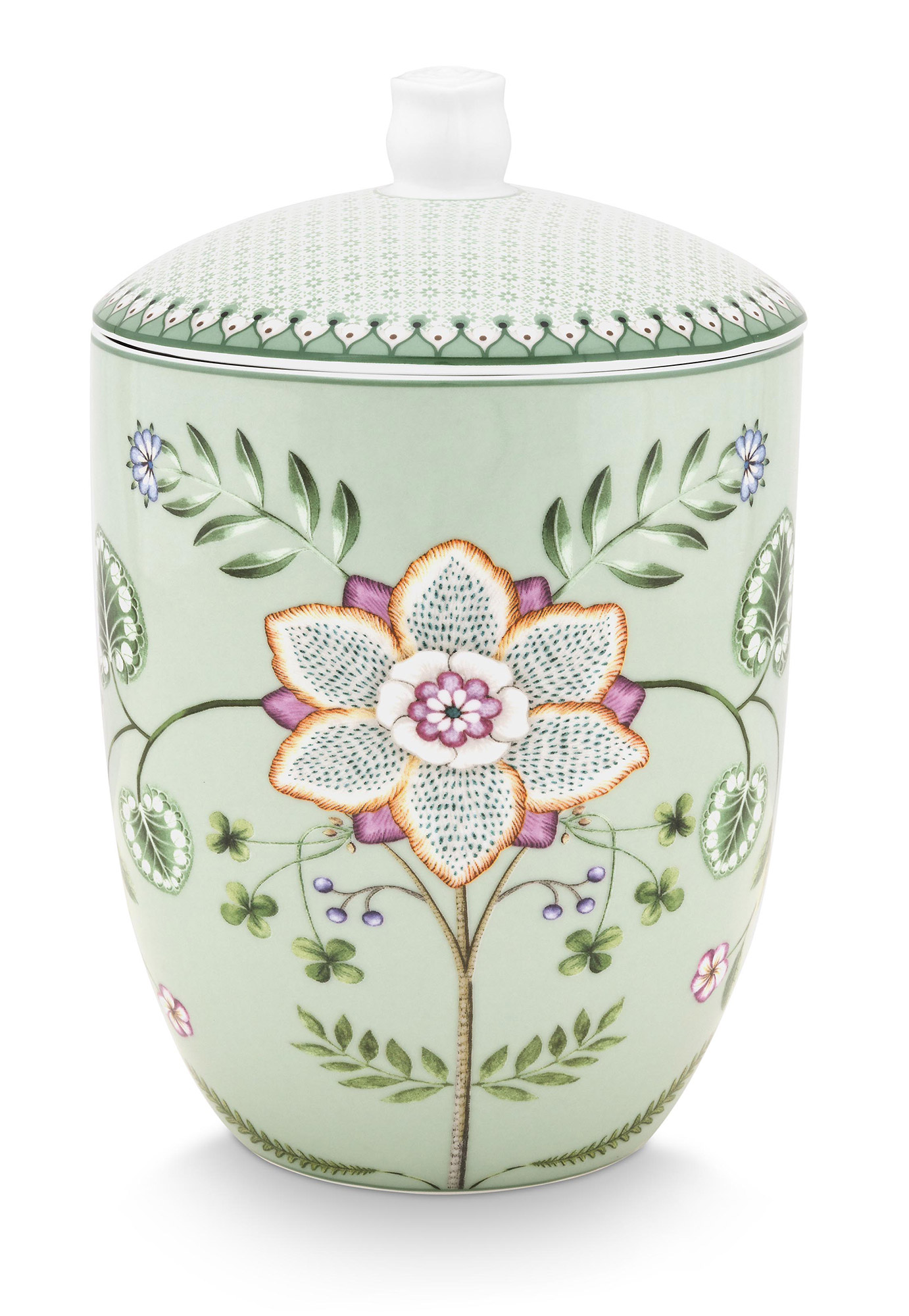 Pip Studio Vorratsdose Lily&Lotus | hellgrün