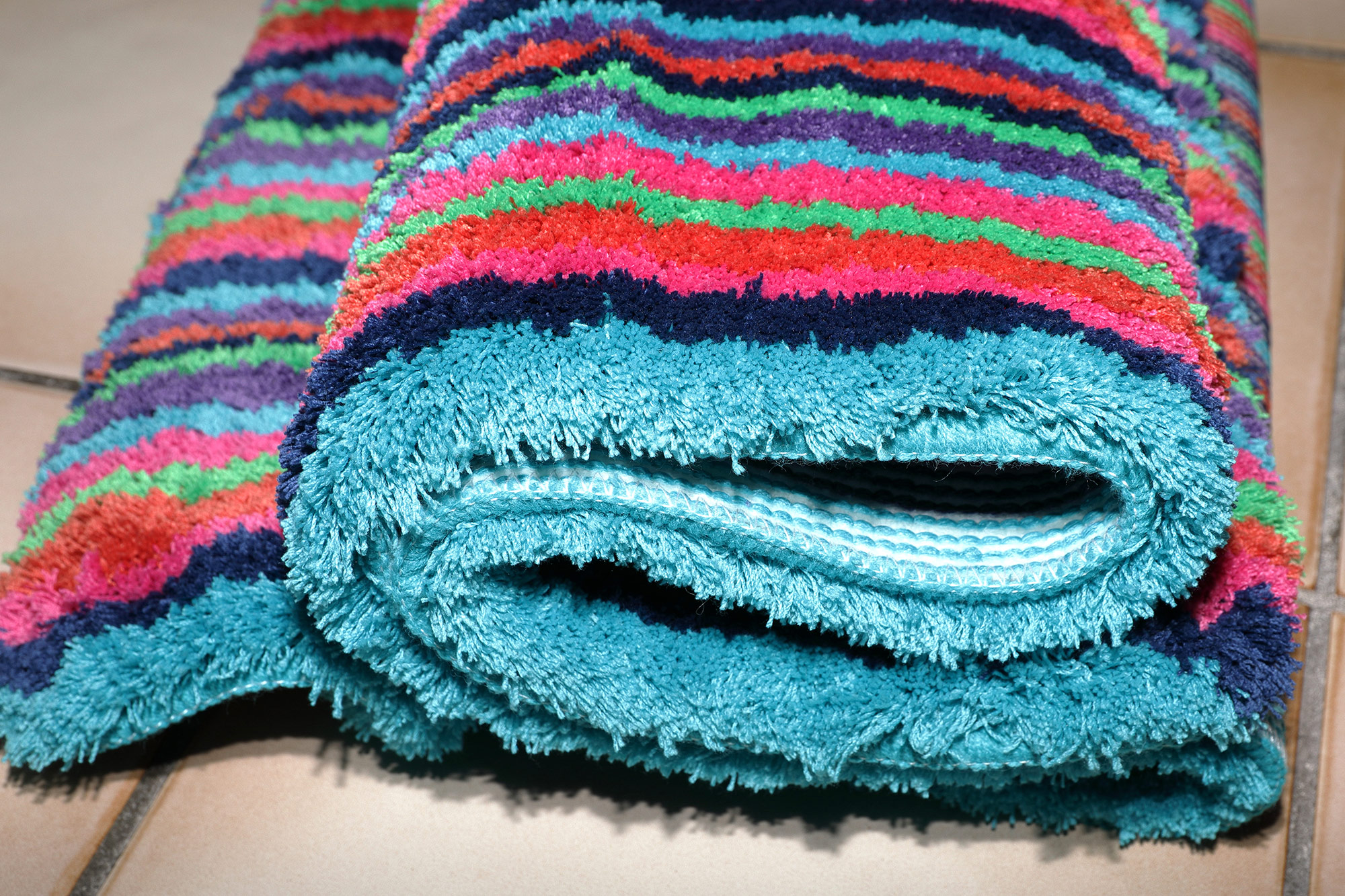 Thomas Edition Badteppich Multikulti MT-2732-01 | Blau-Grün