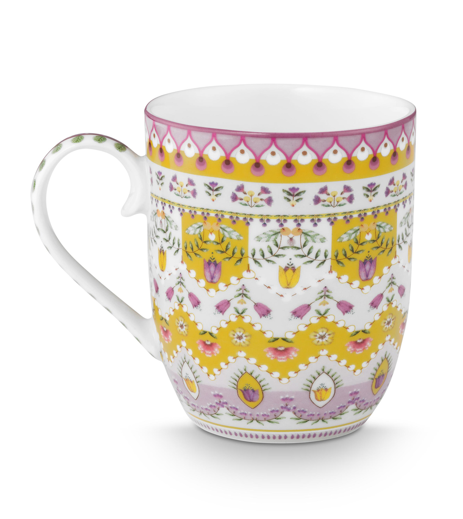 Pip Studio 2 Tassen klein Lily & Lotus | Yellow
