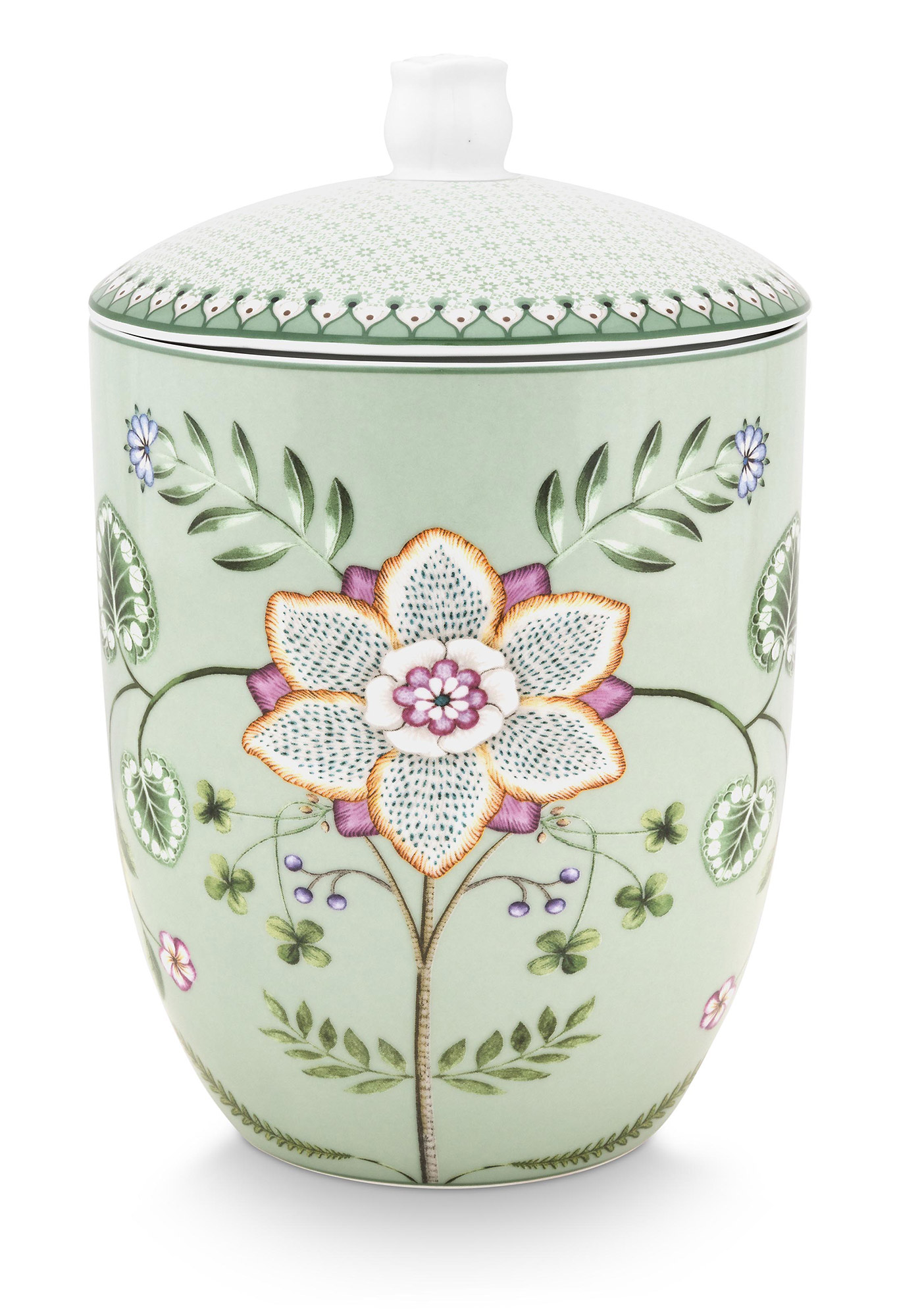 Pip Studio Vorratsdose Lily&Lotus | hellgrün