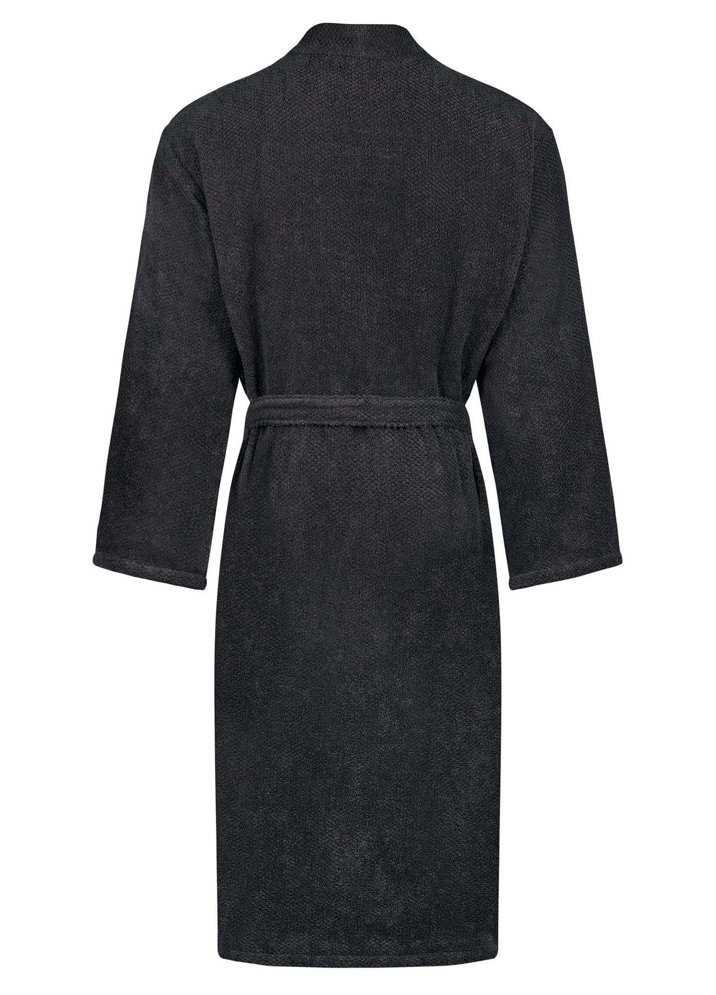 Cawö Herren Kimono-Bademantel  5622 | 740 basalt