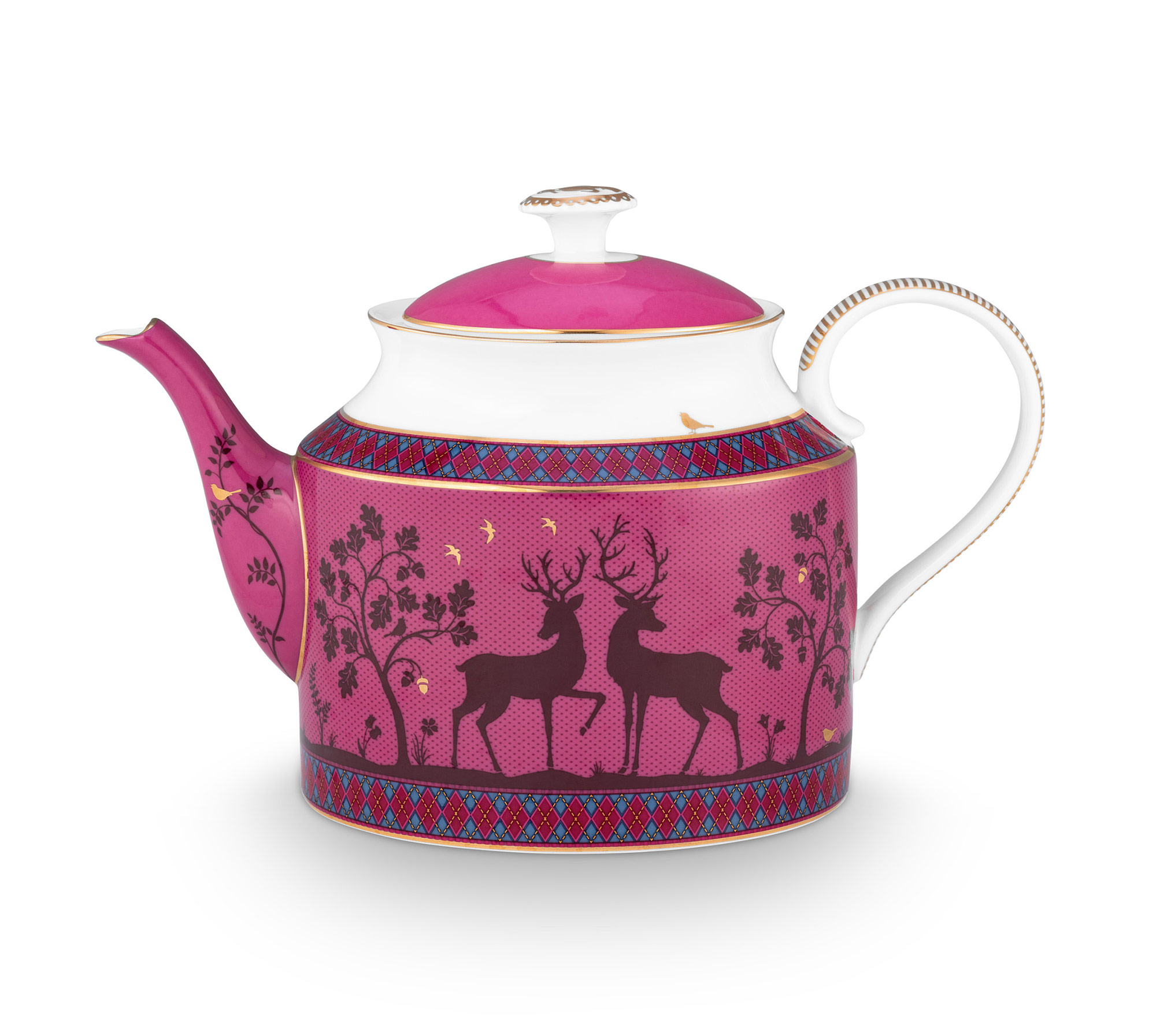 Pip Studio Teekanne gross Deerest Darling | Pink