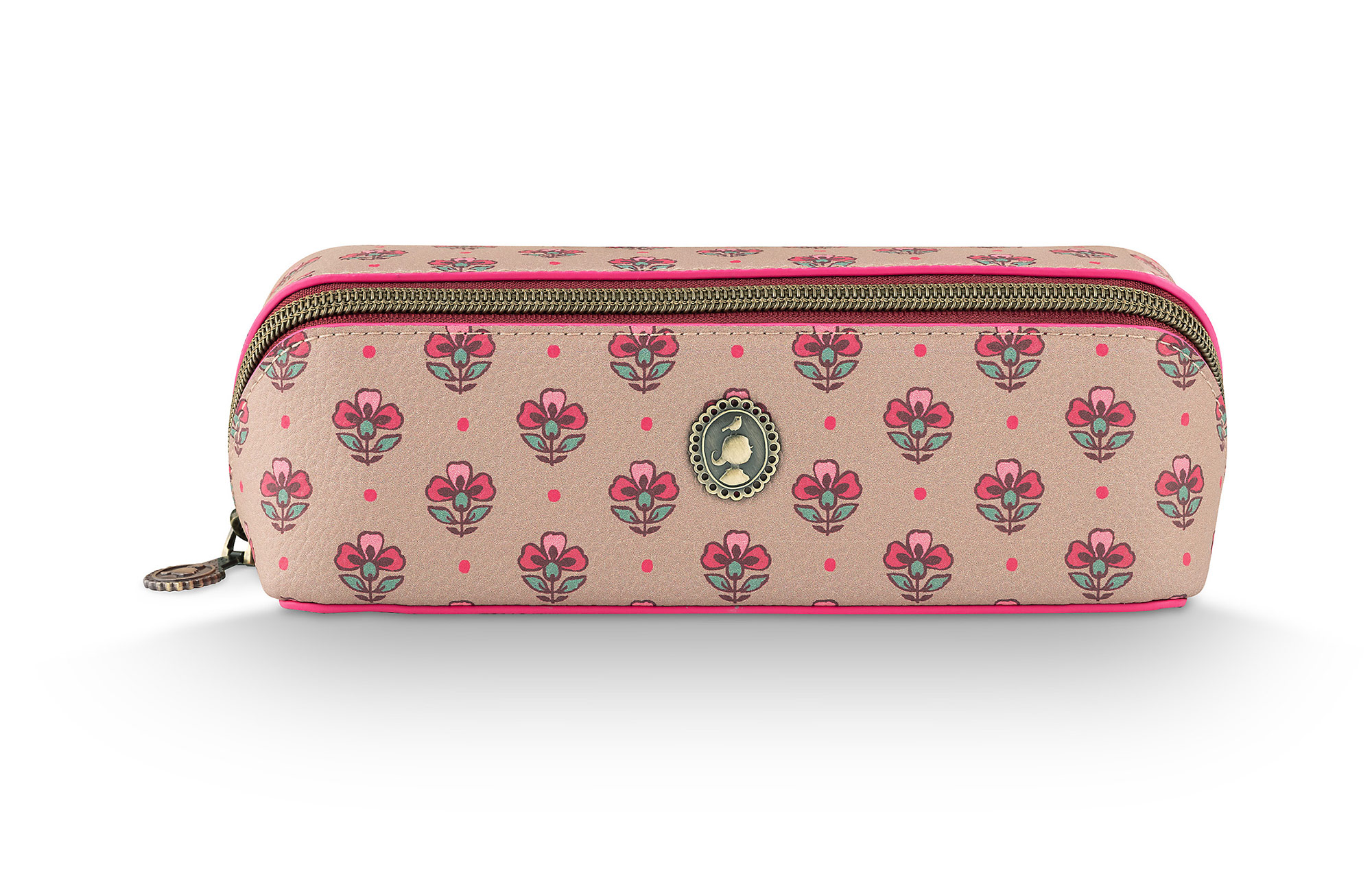 Pip Studio Kosmetiktasche Jaipur Flower | sand-pink