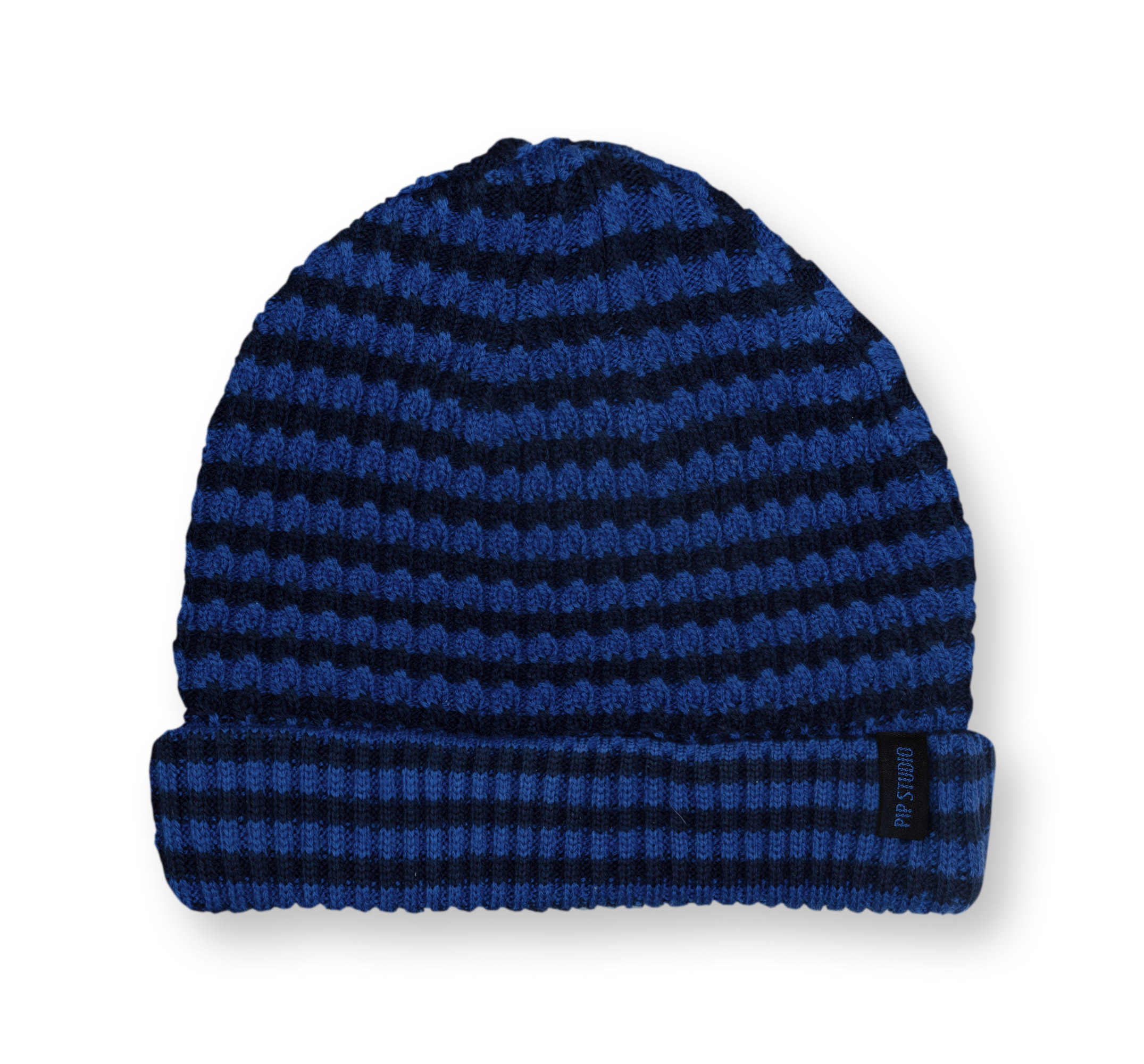 Pip Studio Beanie-Mütze Amanda Stripe | Blau