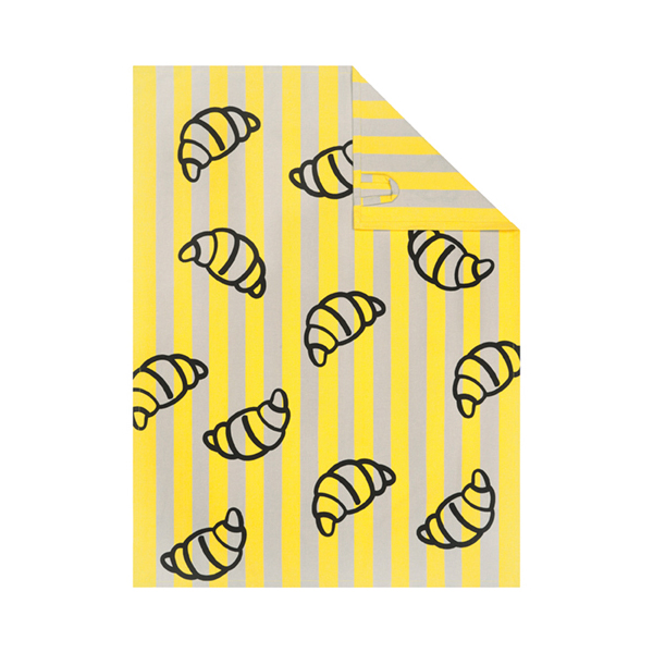 Cawö Geschirrtuch Prints & Stripes 544 | 53 stein/gelb