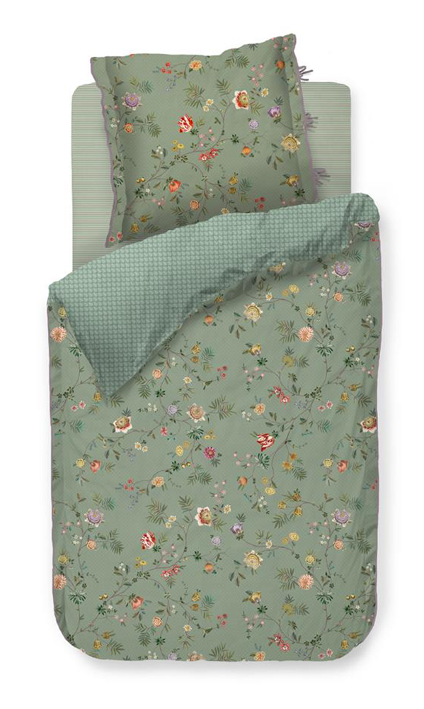 Pip Studio Perkalbettwäsche La Dolce Vita | Green