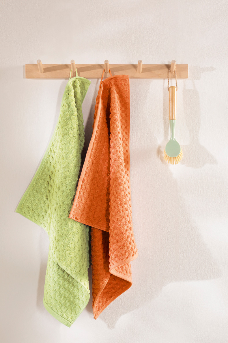 Cawö Küchenfrottiertuch Pro 520 | 316 mandarine