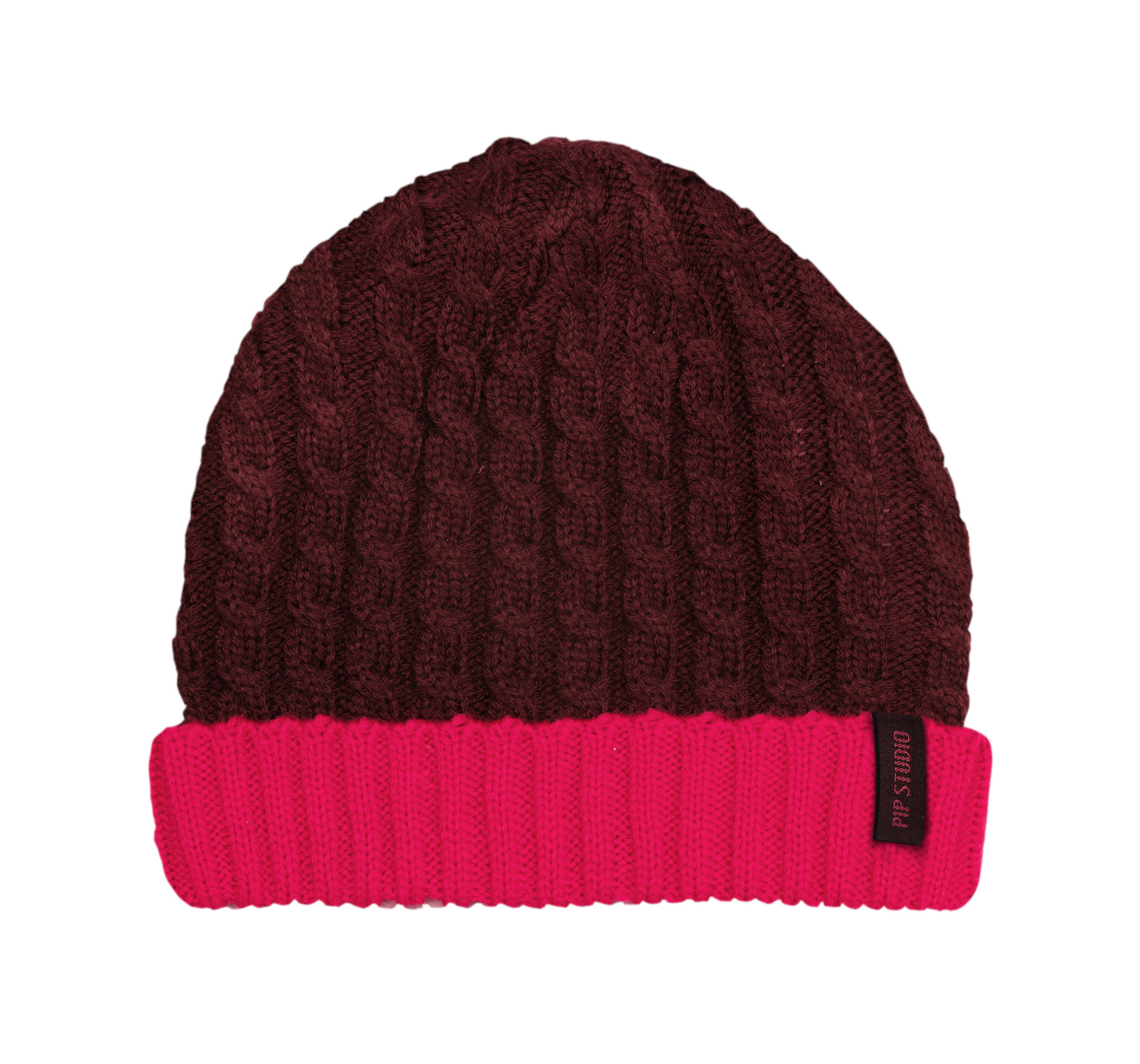 Pip Studio Beanie-Mütze Anna Colorblock | Gurple