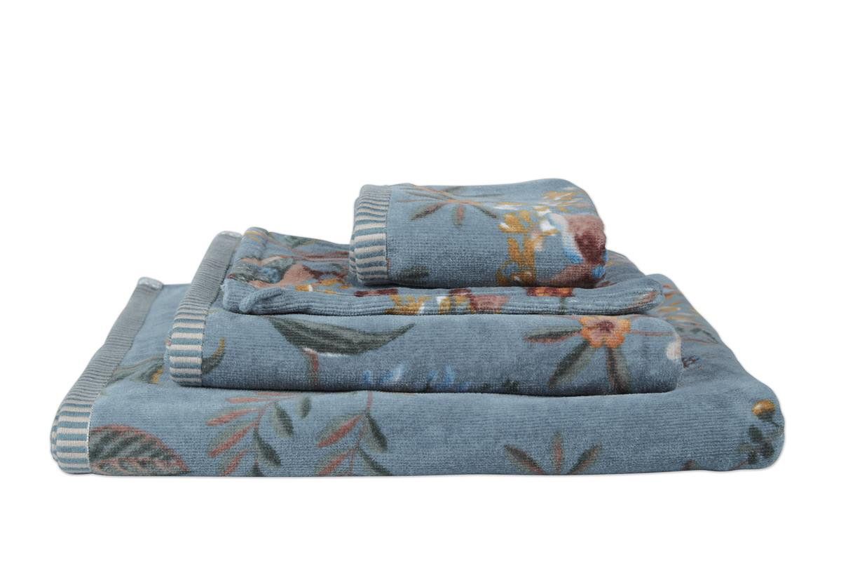 Pip Studio Duschtuch Secret Garden | Blue