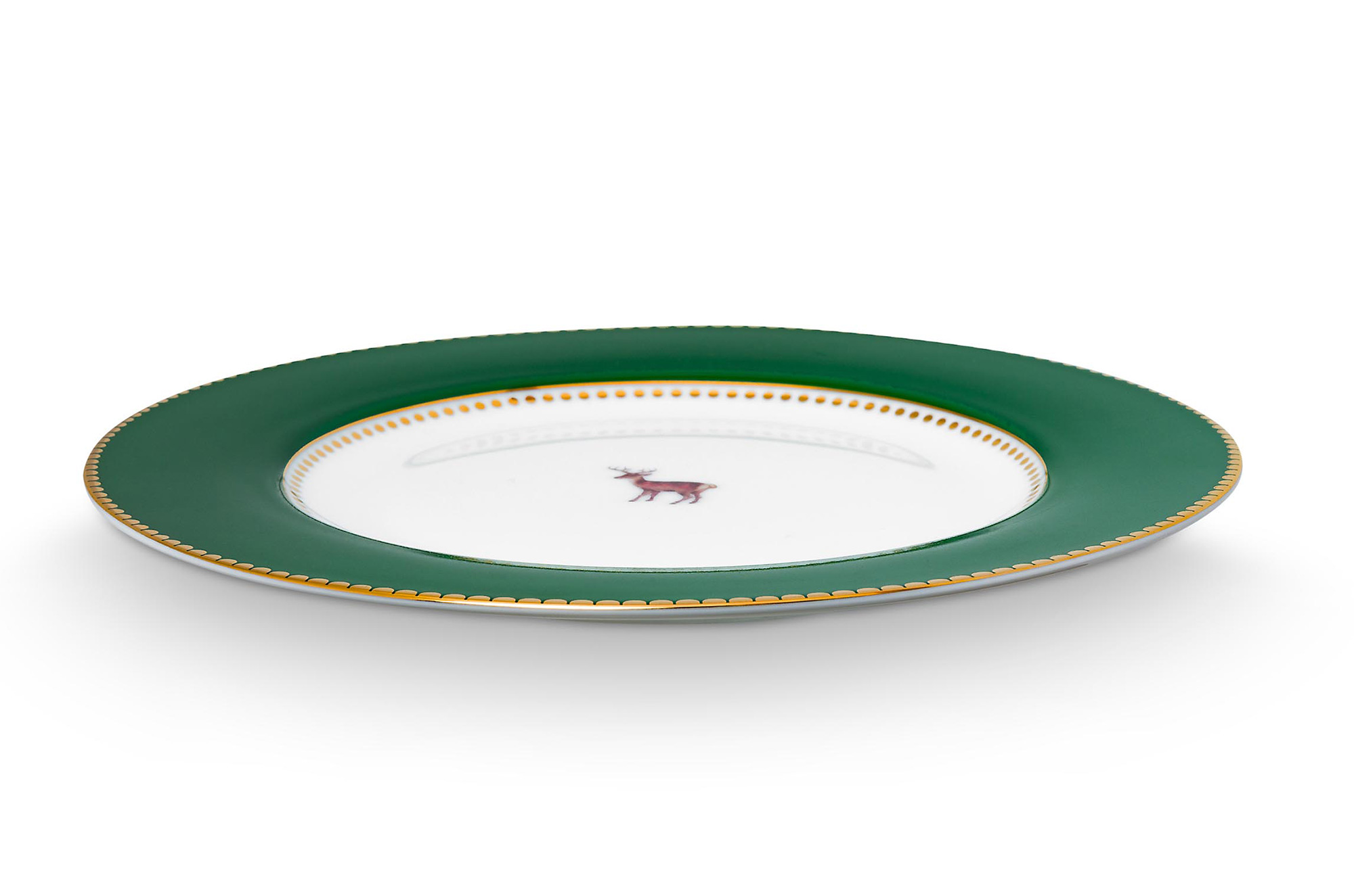 Pip Studio Gebäckteller Lovebirds | dunkelgrün