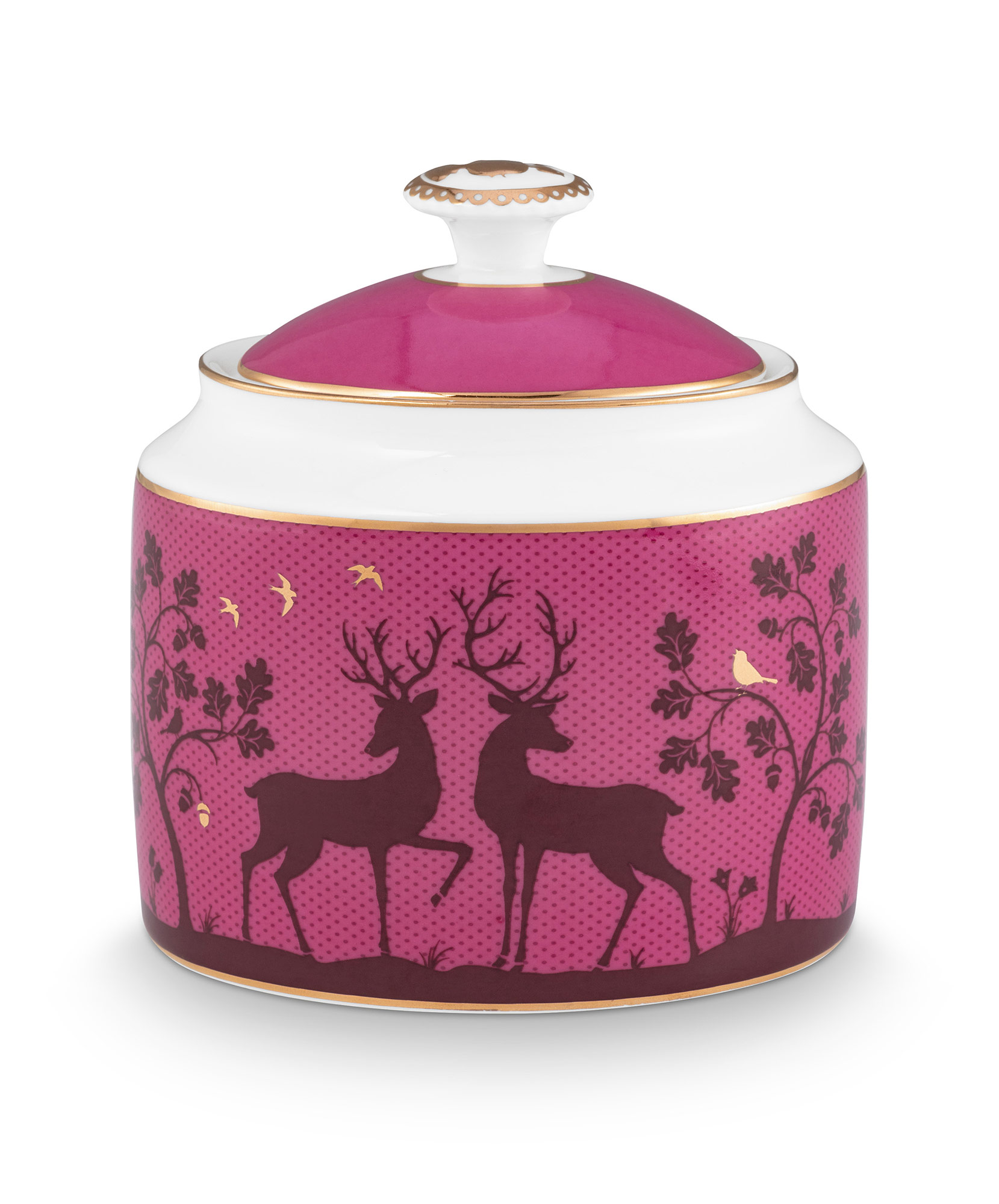 Pip Studio Zuckerschüssel Deerest Darling | Pink