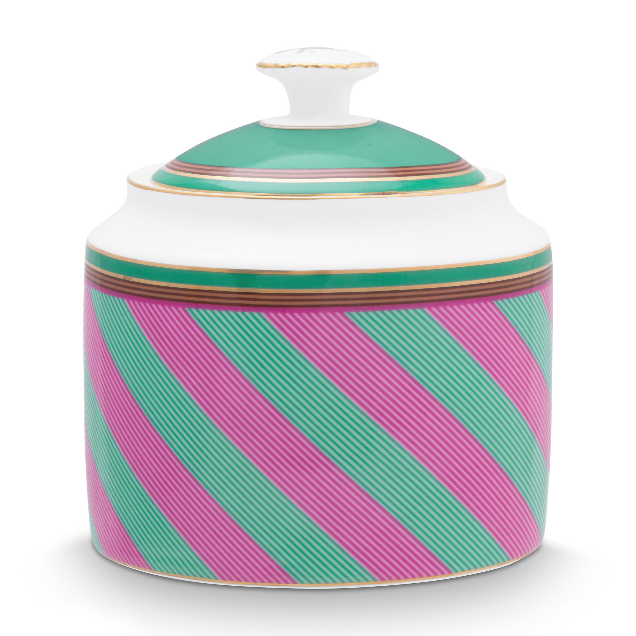 Pip Studio Zuckerschüssel Chique | Pink-Grün