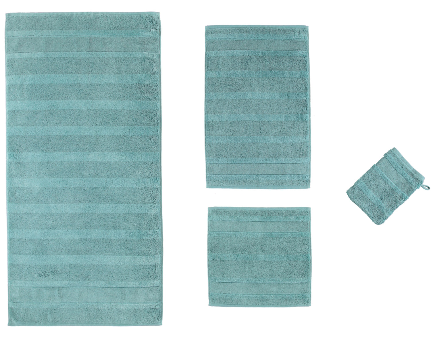 Cawö Handtuch Noblesse 1002 | 449 Jade