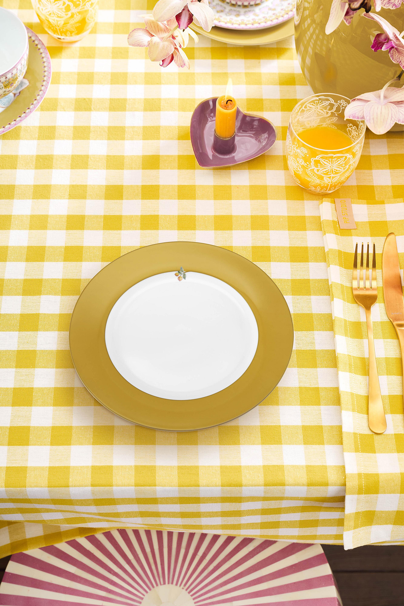 Pip Studio Teller Lily & Lotus | Yellow