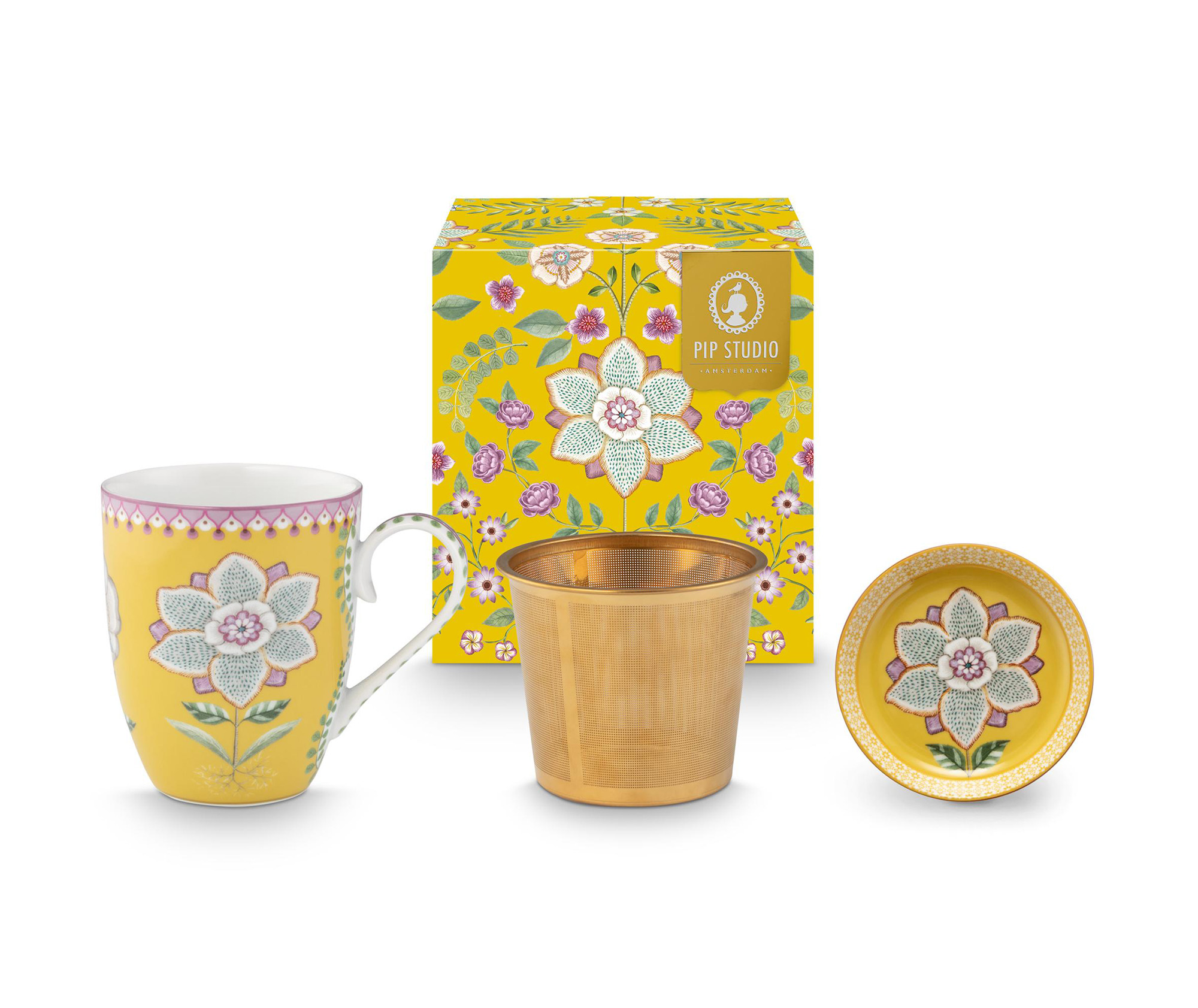 Pip Studio Tea for One Lily & Lotus | Yellow