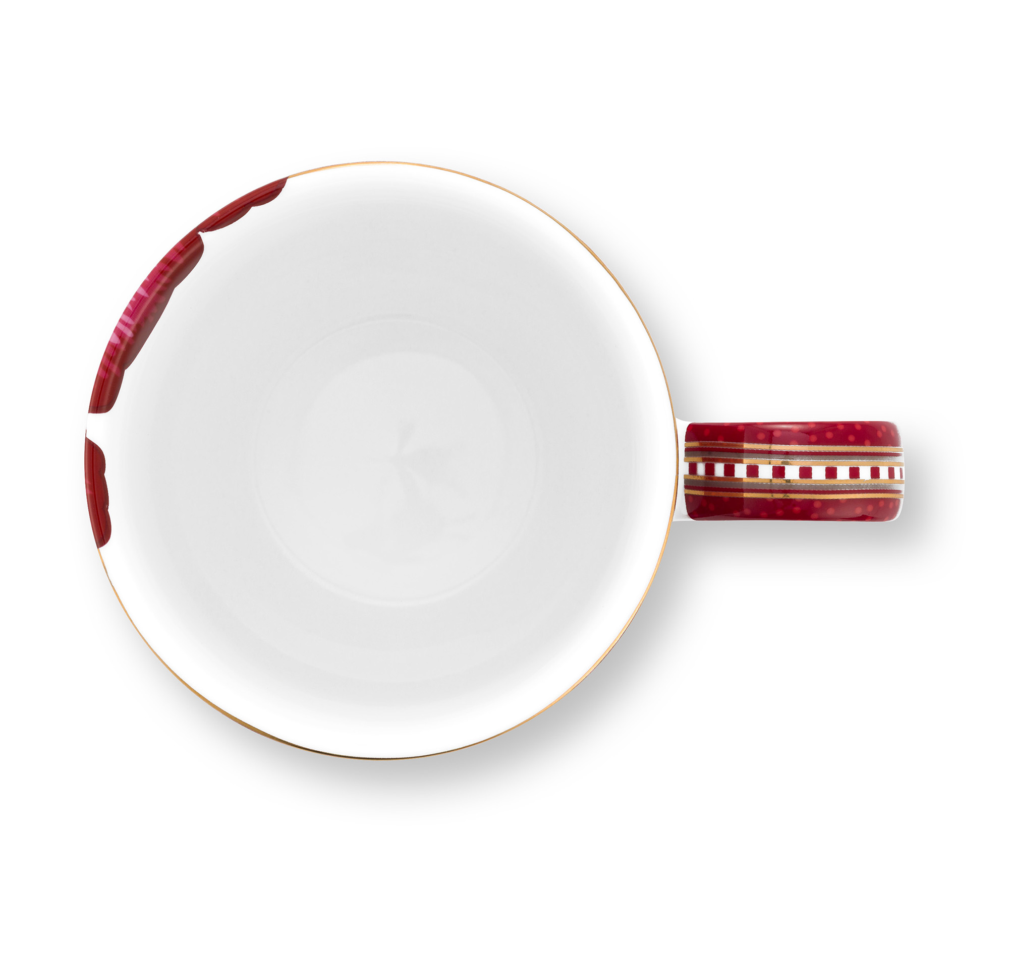 Pip Studio 2er Set Becher gross Blooming Tales | Dark Red