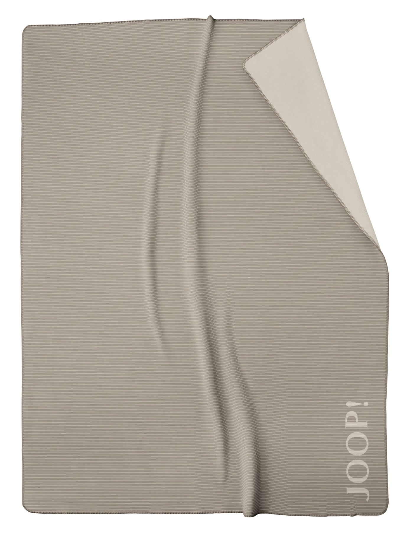 JOOP! Plaid / Wohndecke TOUCH | Sand-Natur