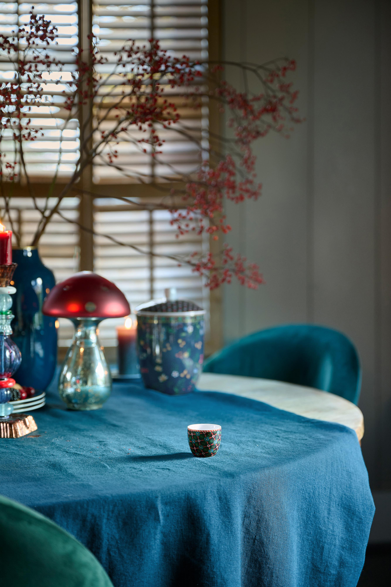 Pip Studio Eierbecher Berry Blues | grün