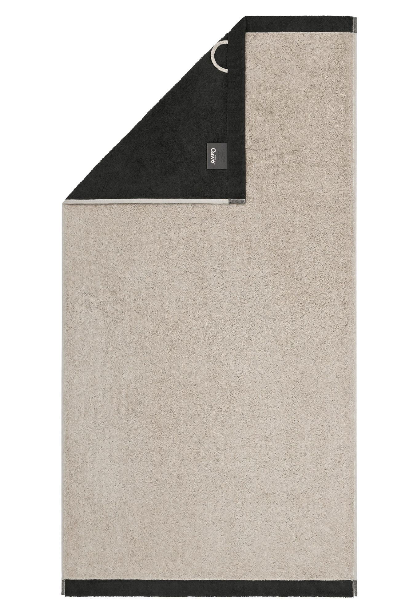 Cawö Duschtuch Lifestyle Splash 7071 | 37 leinen/basalt