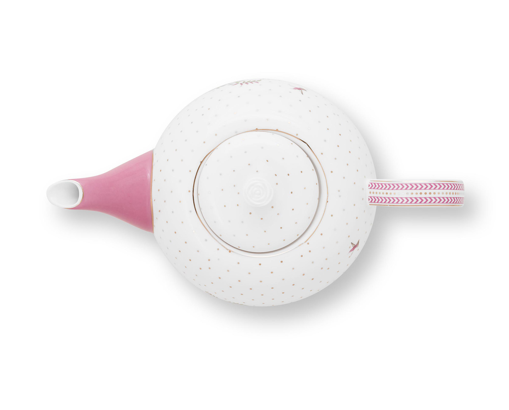 Pip Studio Teekanne gross Jolie | gold pink