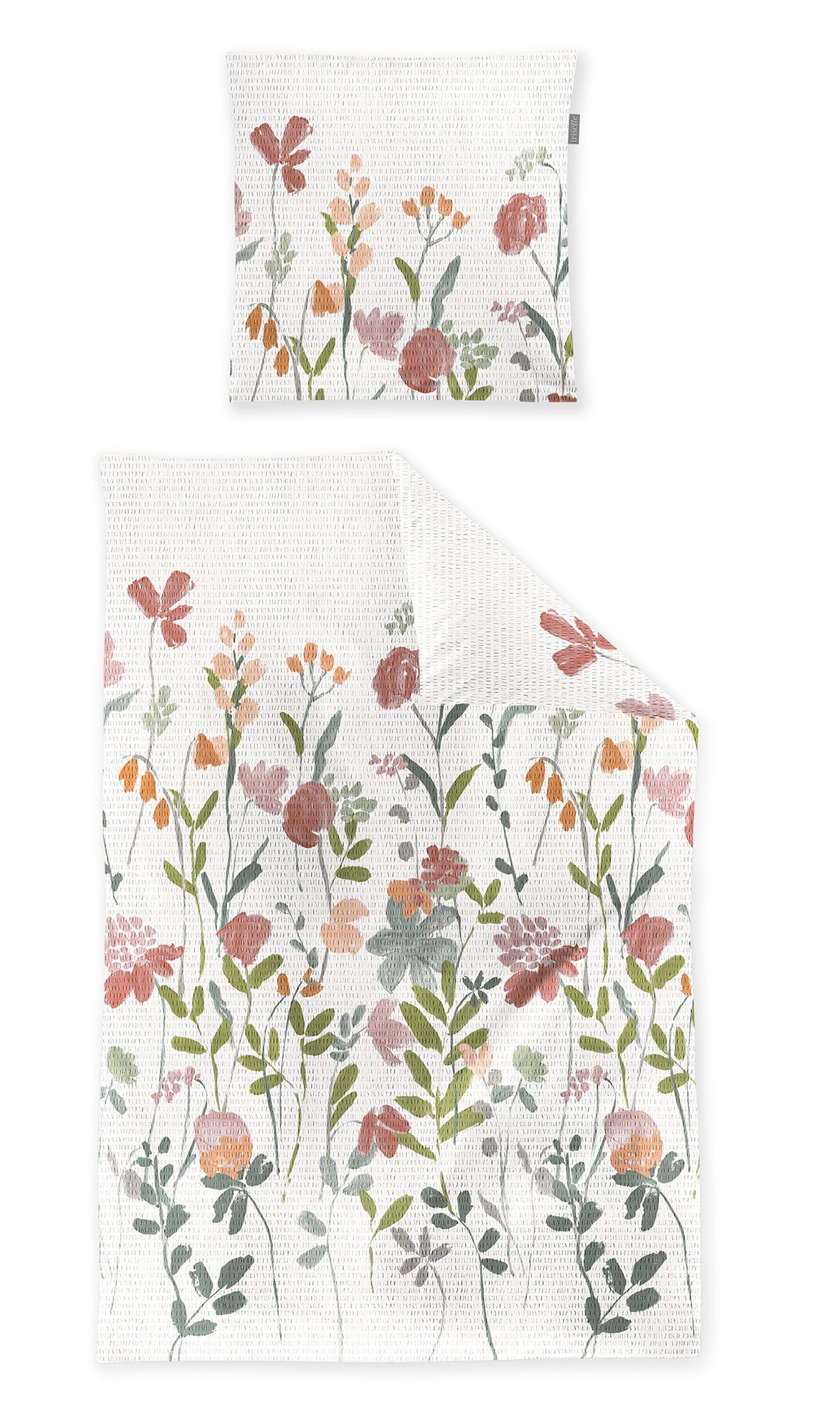 Irisette Seersuckerbettwäsche Easy 8547 | 60 rot