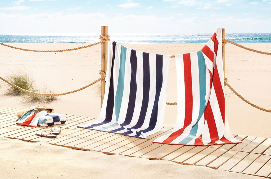 Egeria Strandtuch Beach Cabana Stripe | 207 zinnia