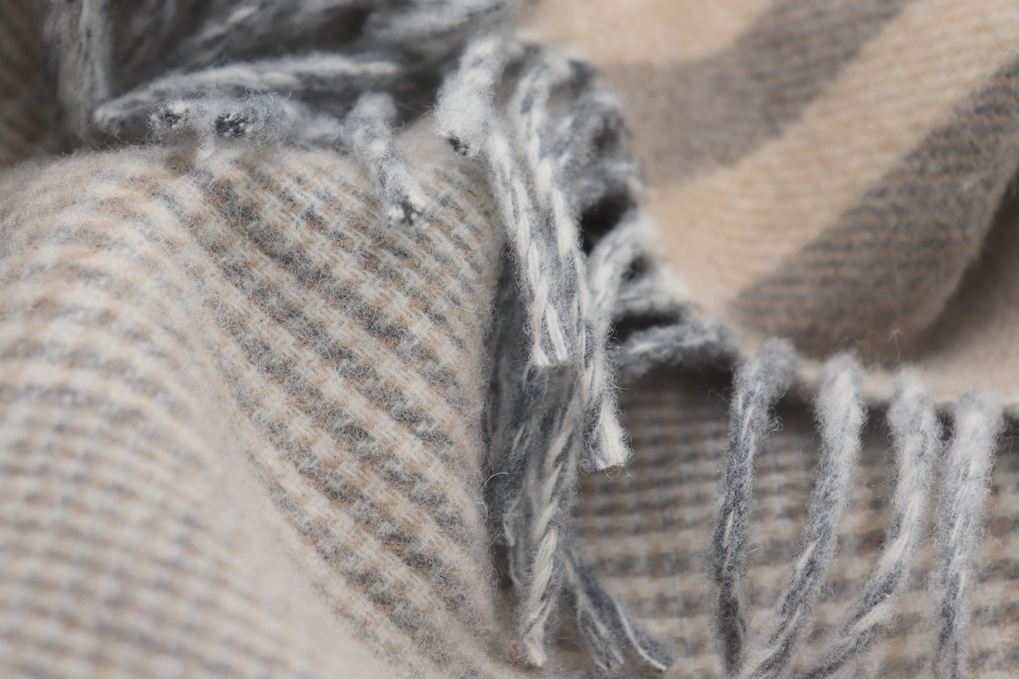 Biederlack Plaid / Decke Twin Check
