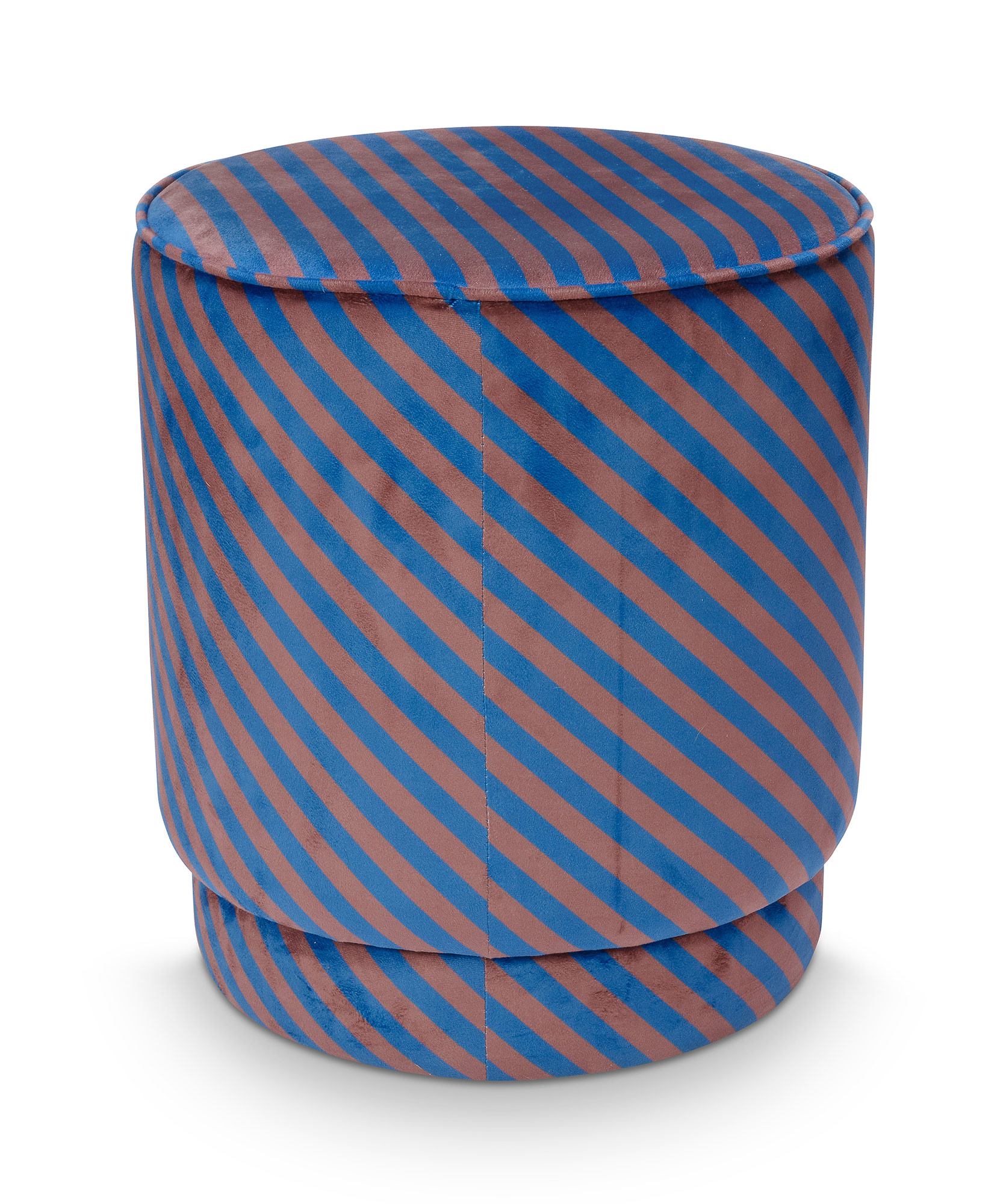 Pip Studio Pouf Sitzpouf Block Stripe | blau