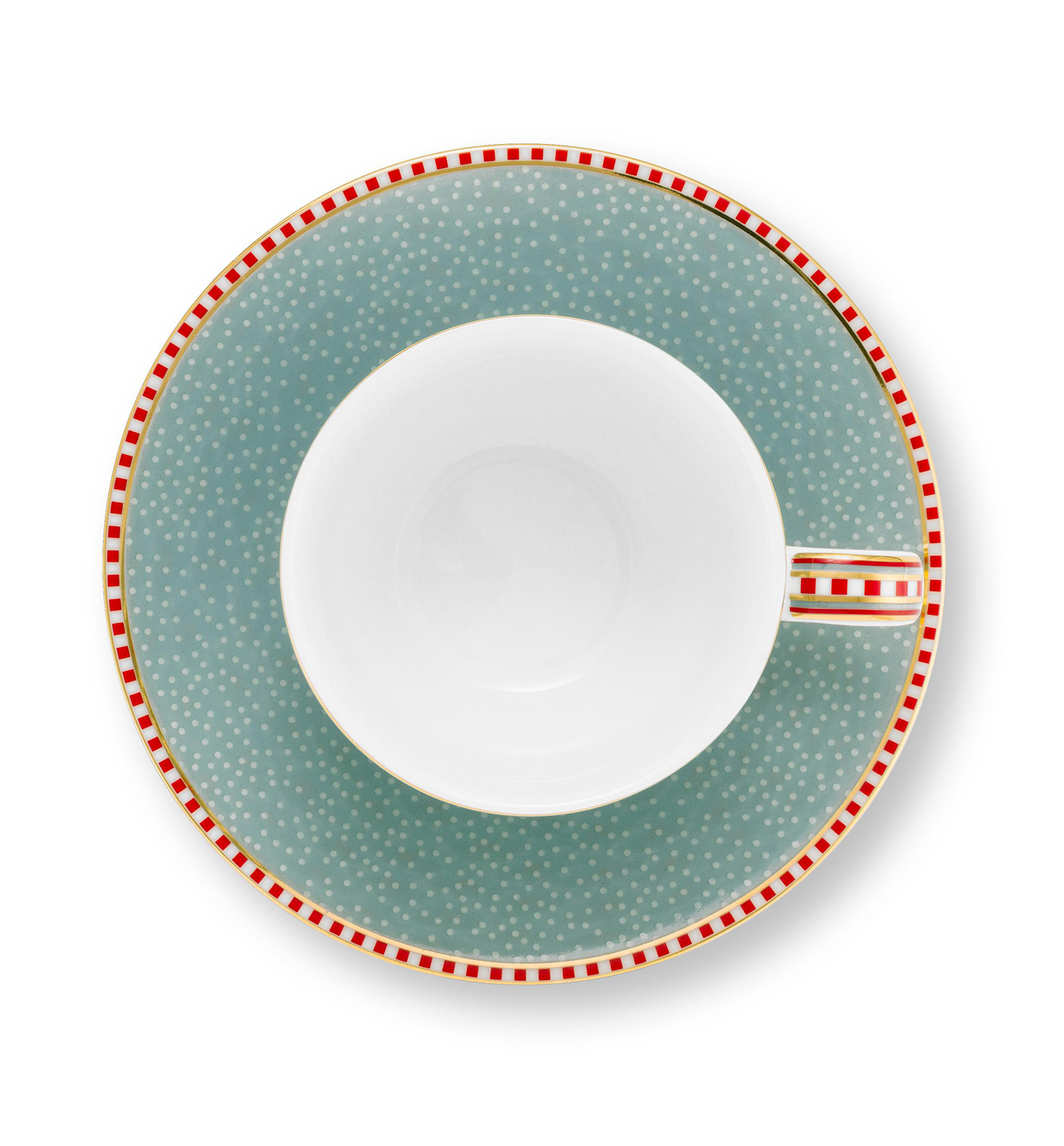 Pip Studio Espressotasse und Untertasse Blooming Tales | Blu