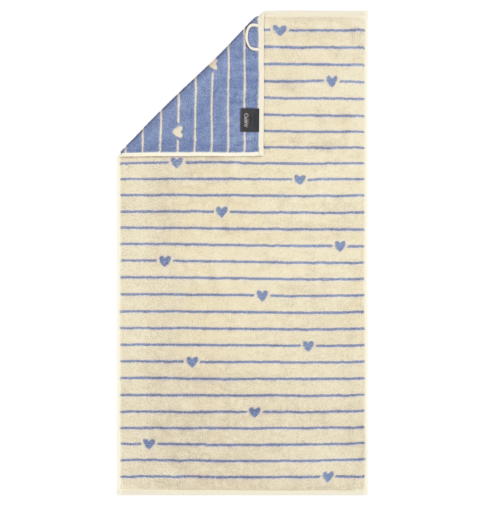 Cawö Handtuch Heart Beats 6276 | 31 Capri