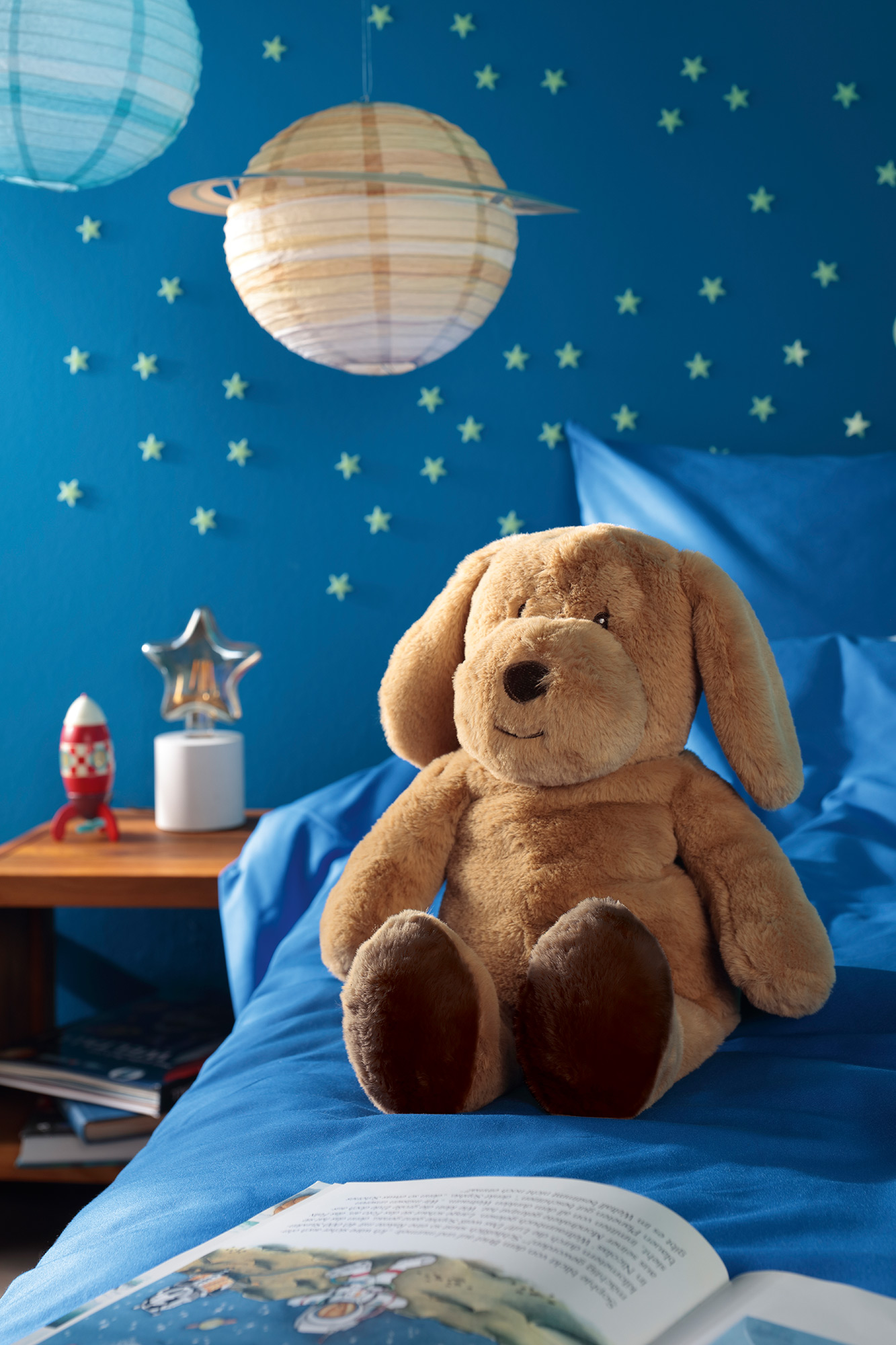 Biederlack Babydecke mit Kuscheltier Dream Team | Max