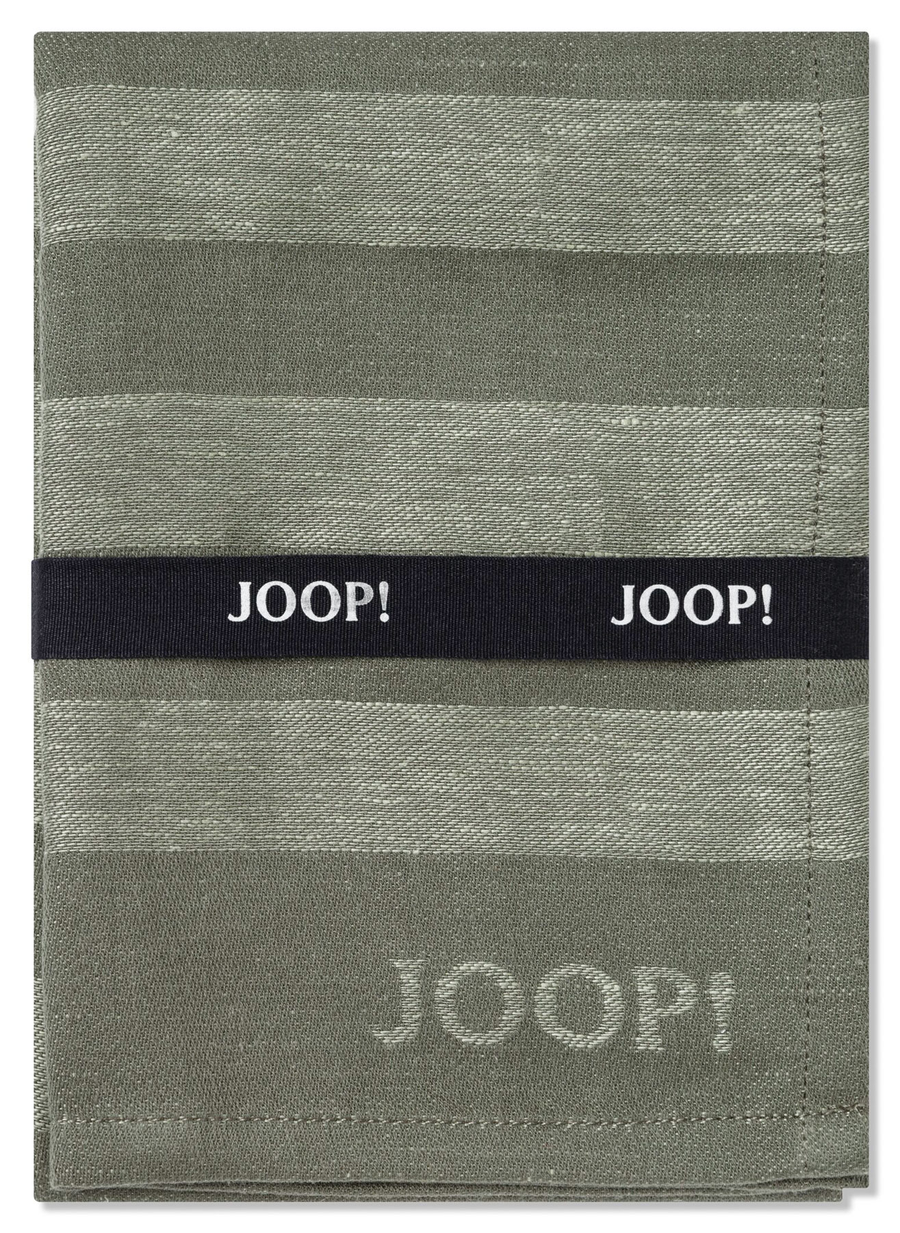 JOOP! Geschirrtuch Cuisine Stripes | 44 oliv