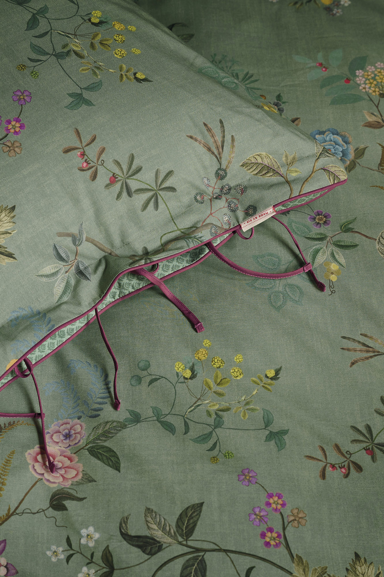 Pip Studio Perkalbettwäsche Bustani | Green