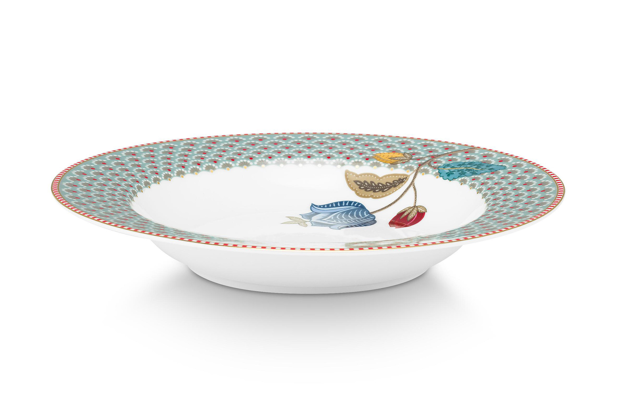 Pip Studio Frühstücksteller Blooming Tales | Blue