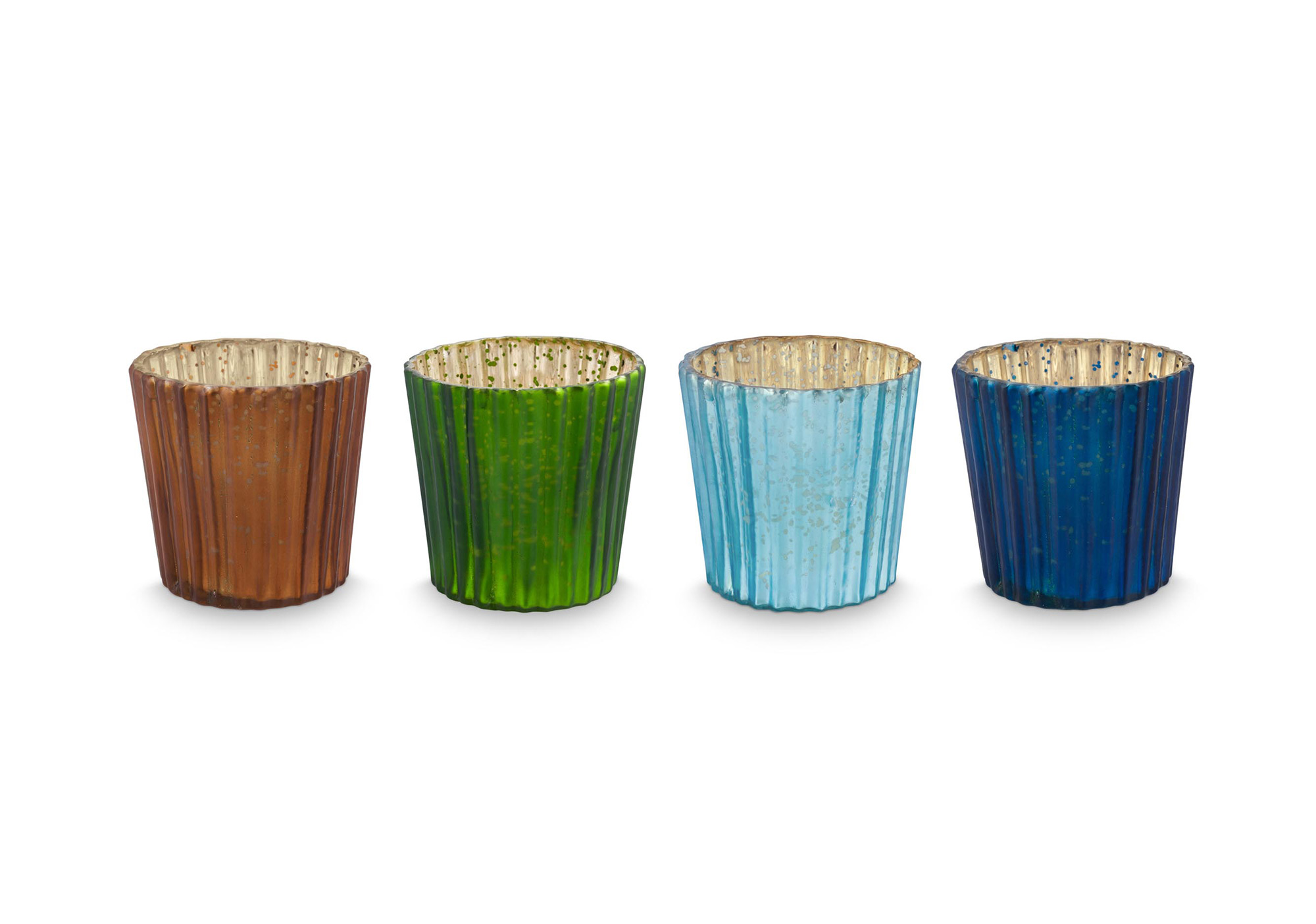 Pip Studio 4er Set Teelichthalter klein Love Birds | blau