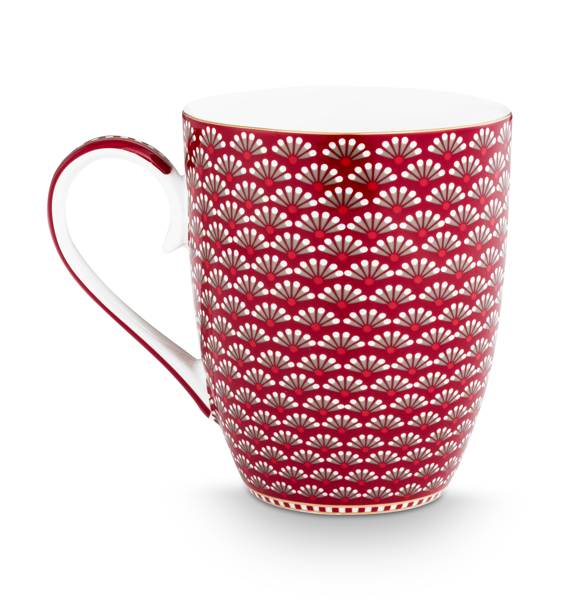 Pip Studio Becher gross Blooming Tales | Dark Red