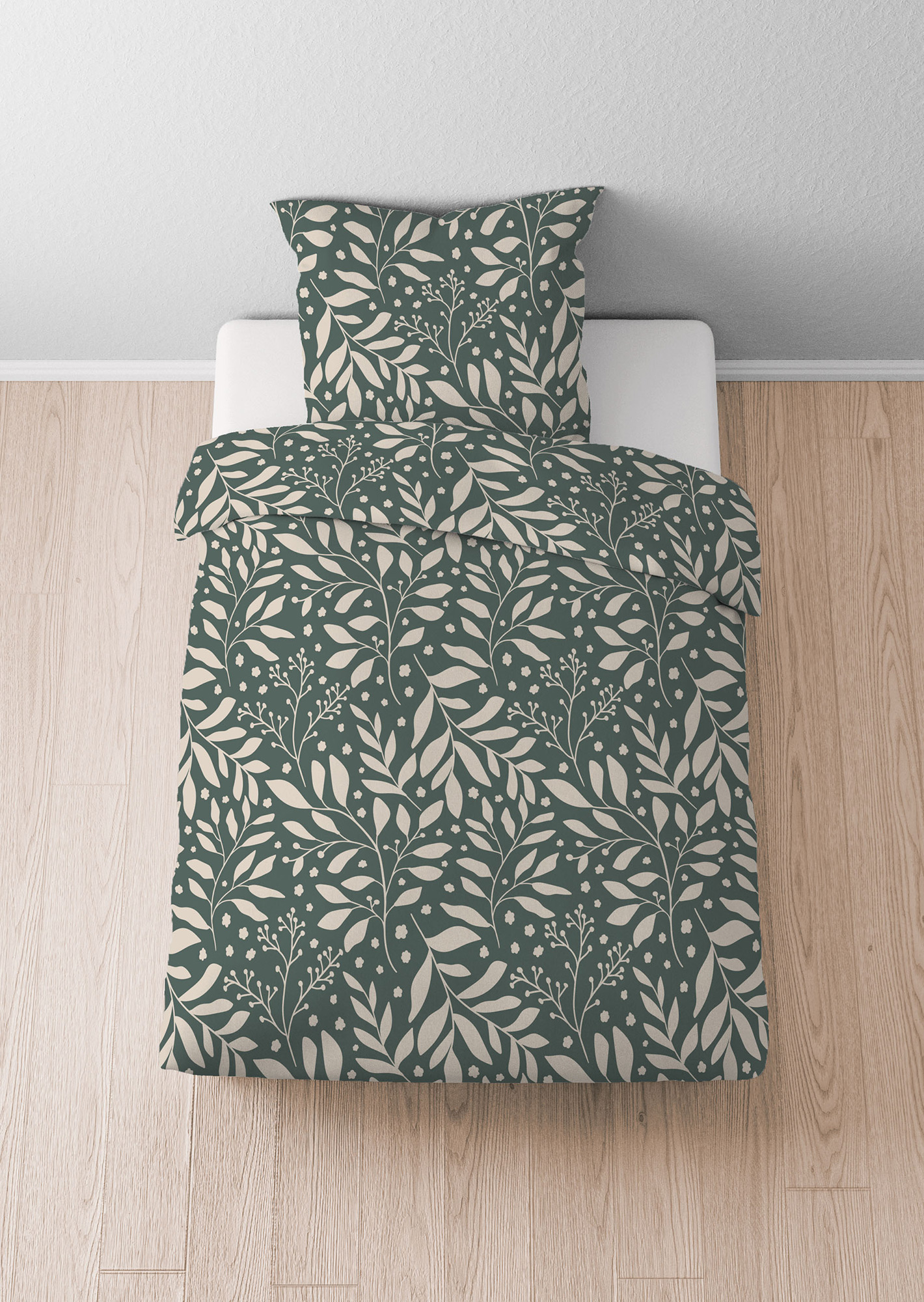 Biberna Jersey-Bettwäsche 0070733 | 430 Schilfgrün