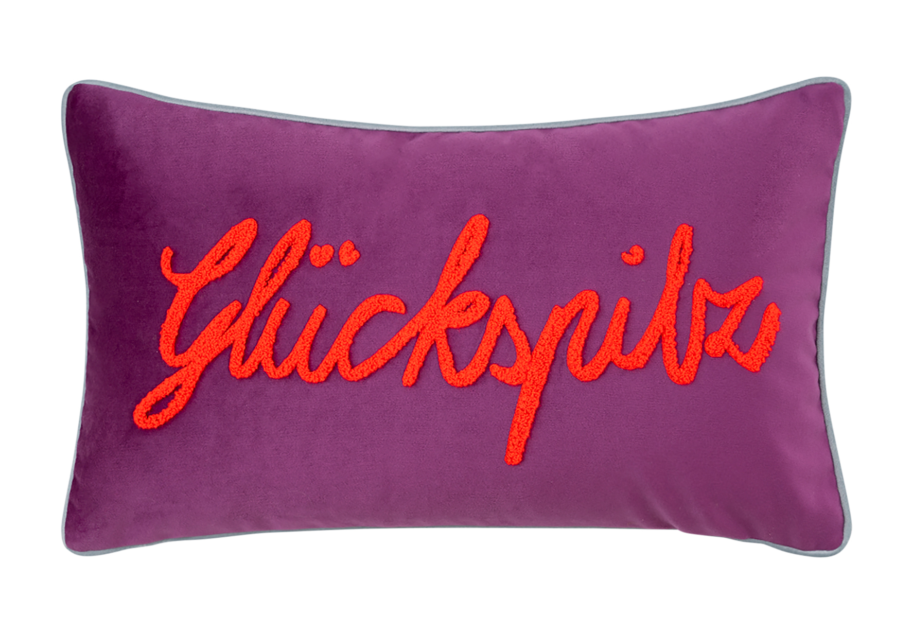Pad Kissenhülle Letters GLÜCKSPILZ | berry
