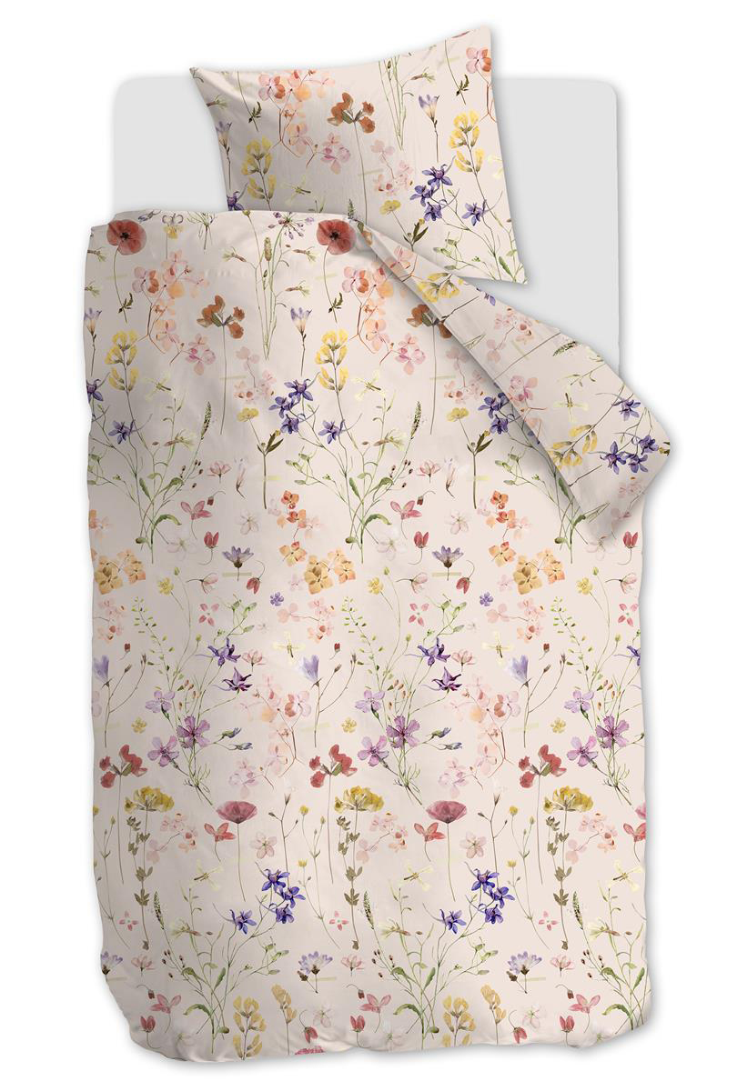 Beddinghouse Baumwoll-Bettwäsche Flowerlove | Sand
