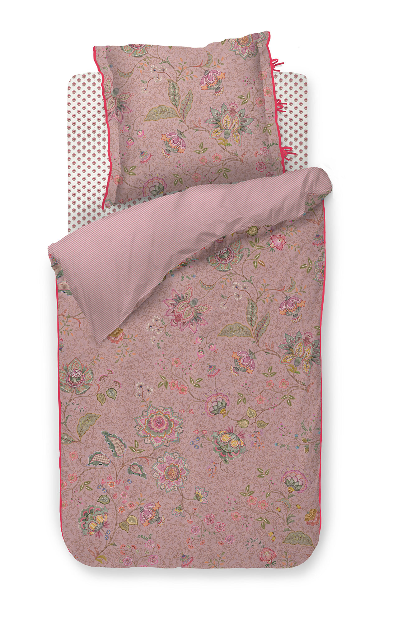 Pip Studio Perkalbettwäsche Mumbai Morning | Rosa